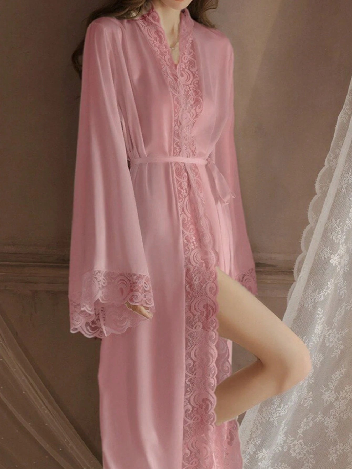 Women's Elegant Satin Robe