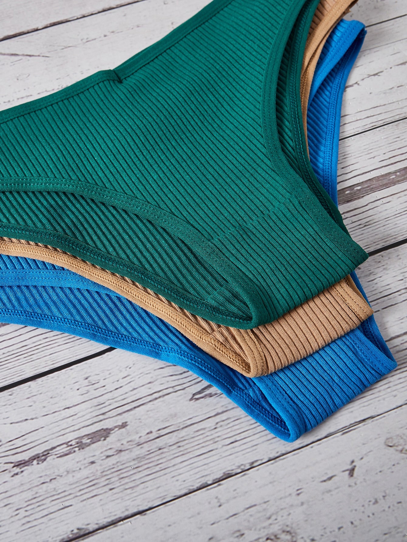 7pack Solid Rib Panty