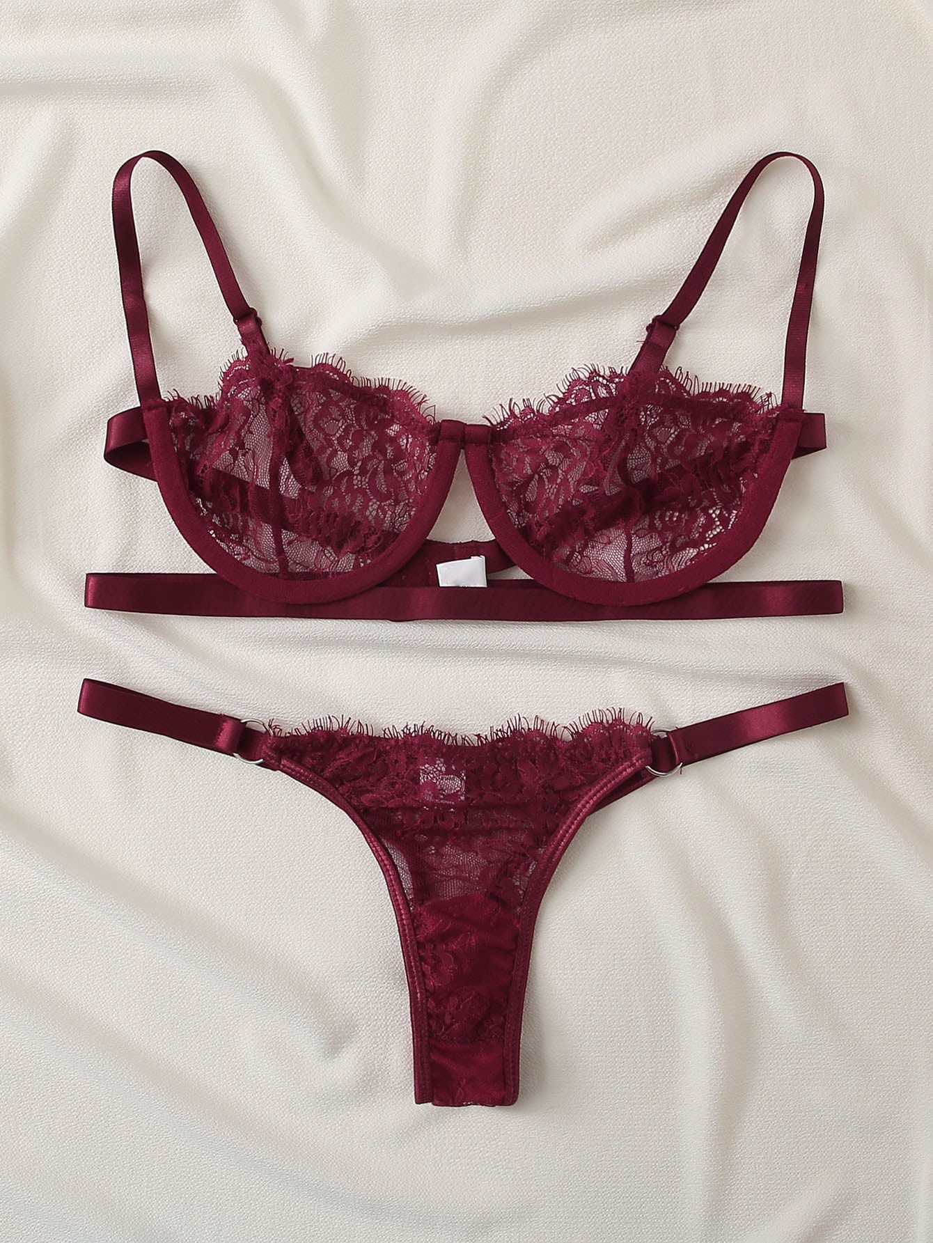 Floral Lace Lingerie Set