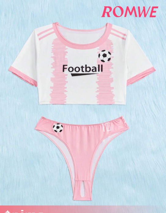 Sexy Crotchless Soccer Costume
