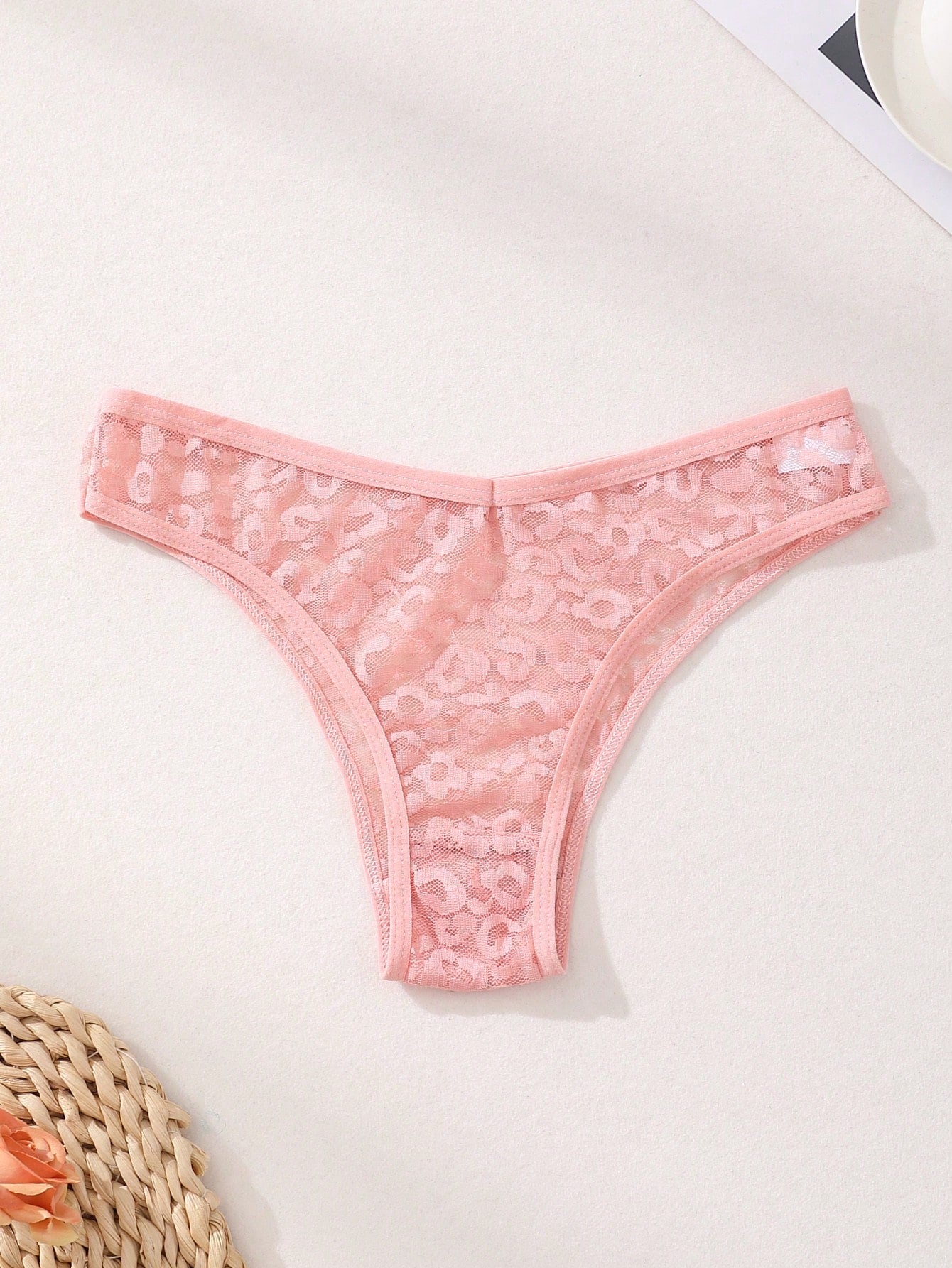 12 PCS Women's Sexy Lace Hollow Out Bikini Panties