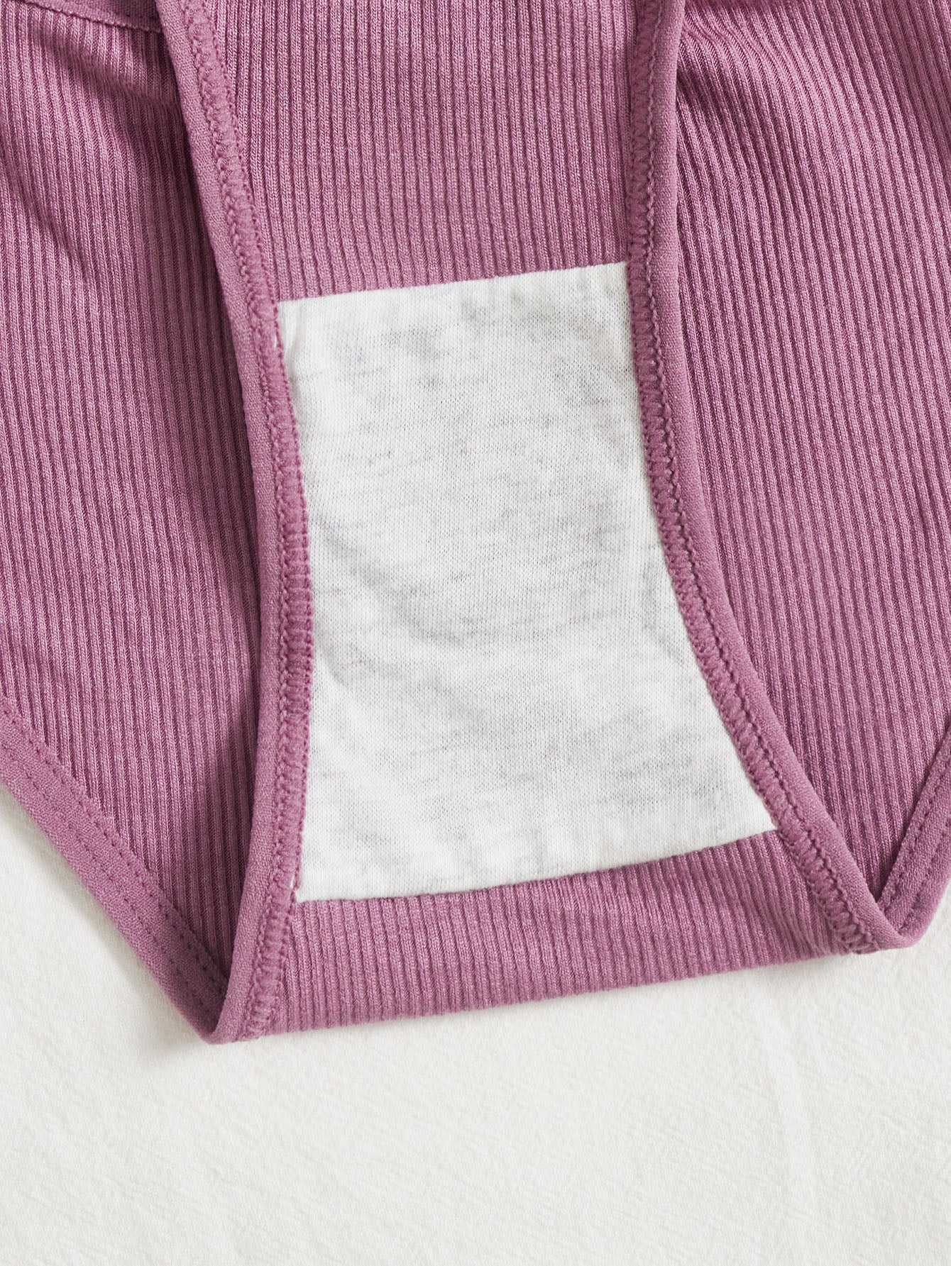 7pack Solid Rib Panty