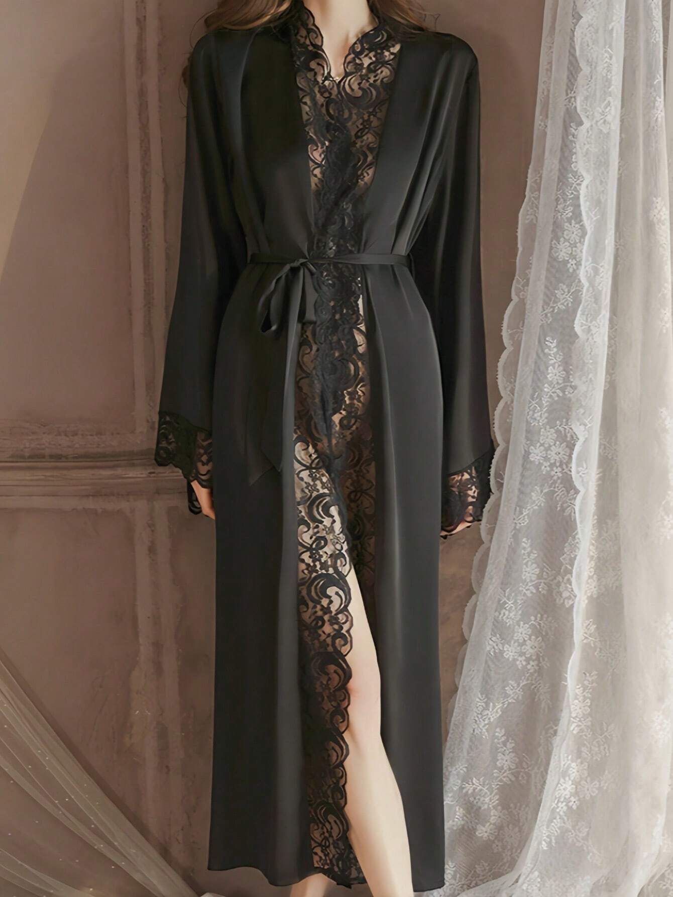 Women's Elegant Satin Robe