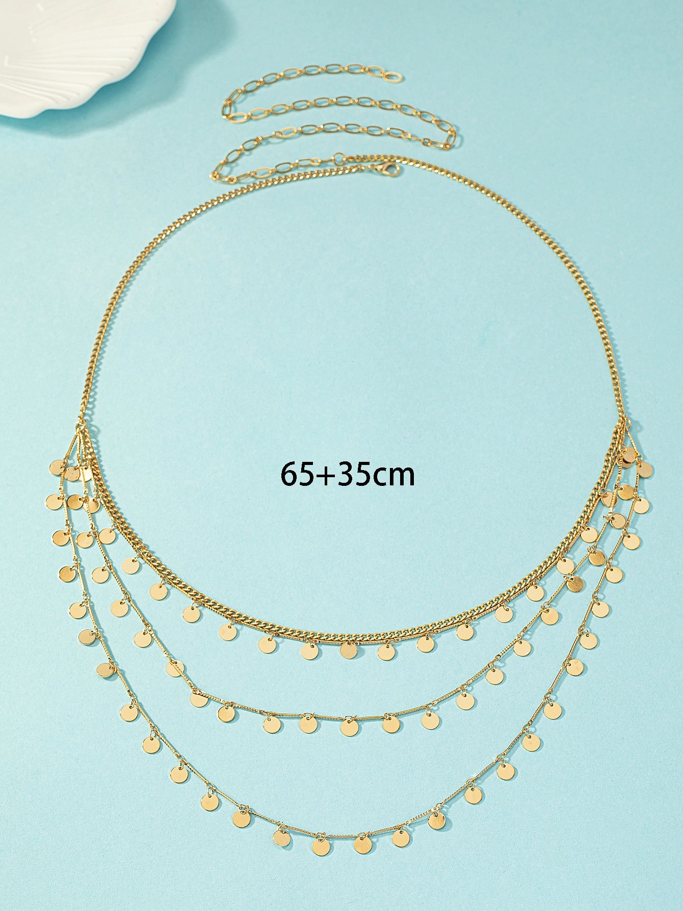 Disc Charm Waist Chain