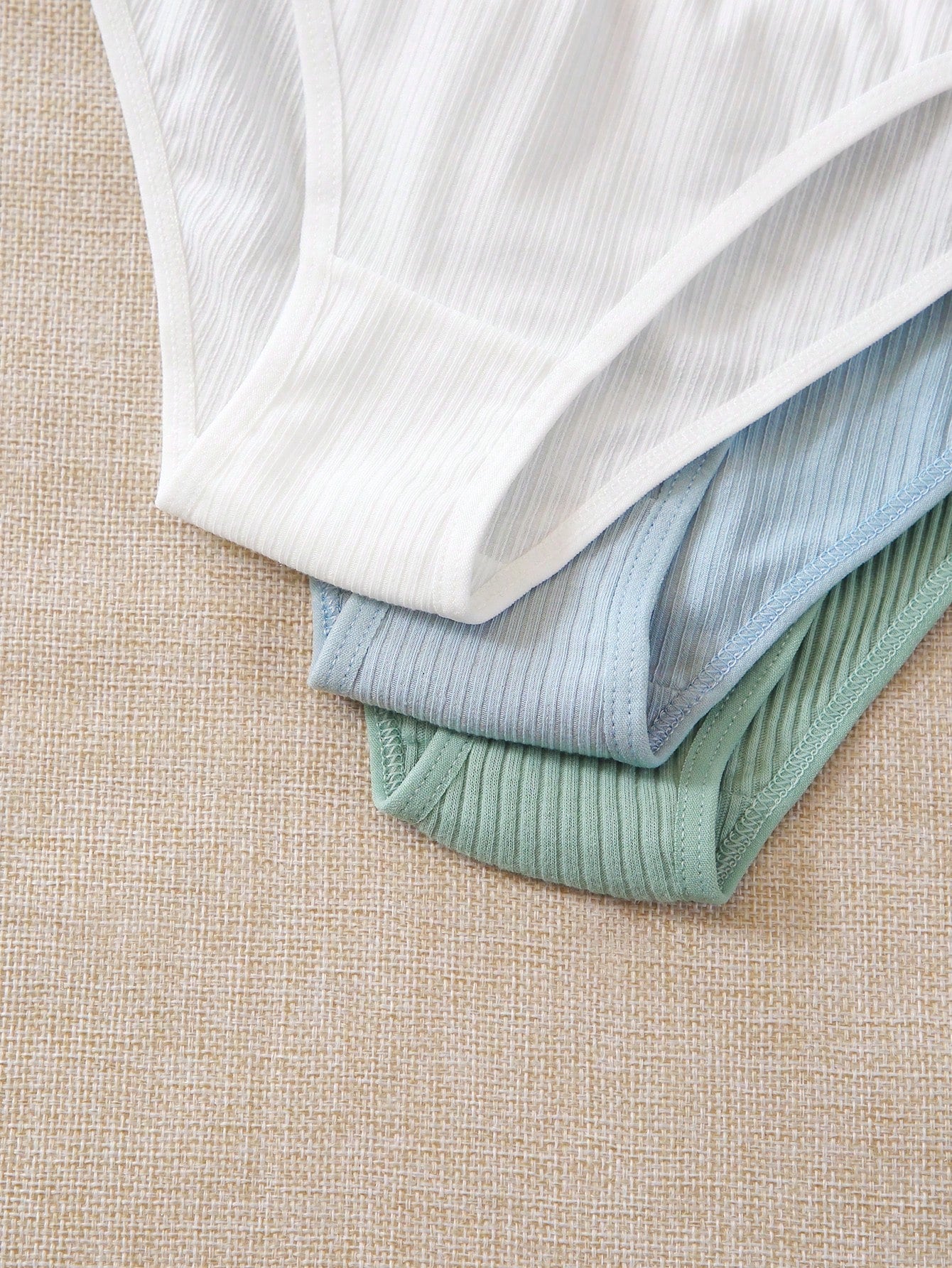 7pack Solid Rib Panty