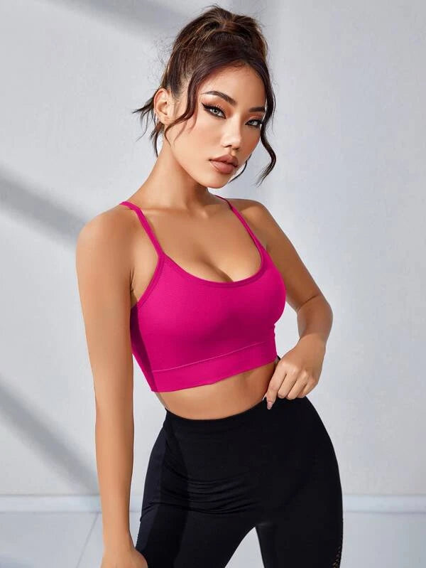 Crisscross Back Sports Bra