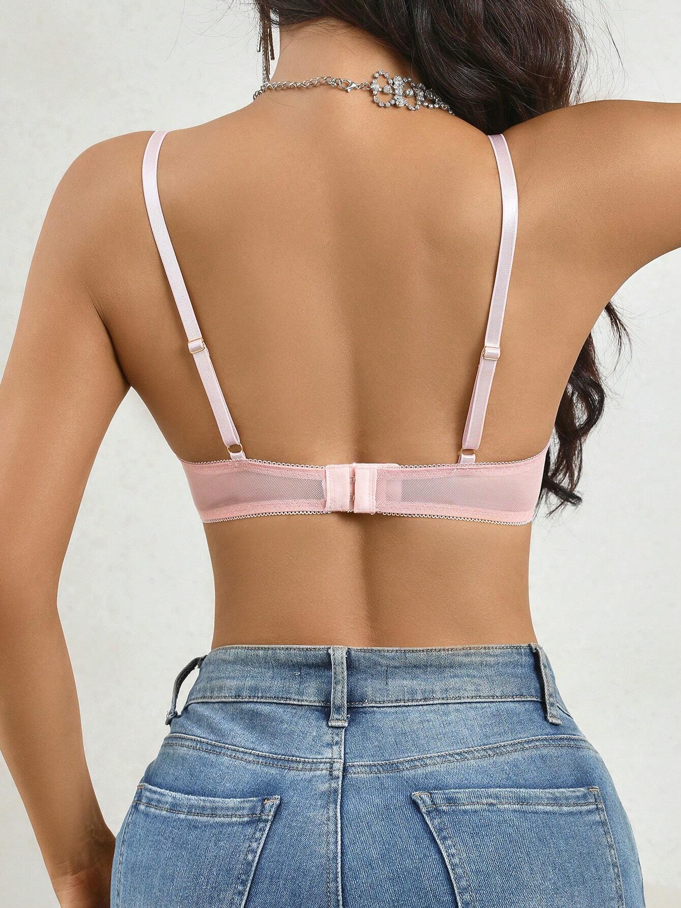 Floral Lace Underwire Bra