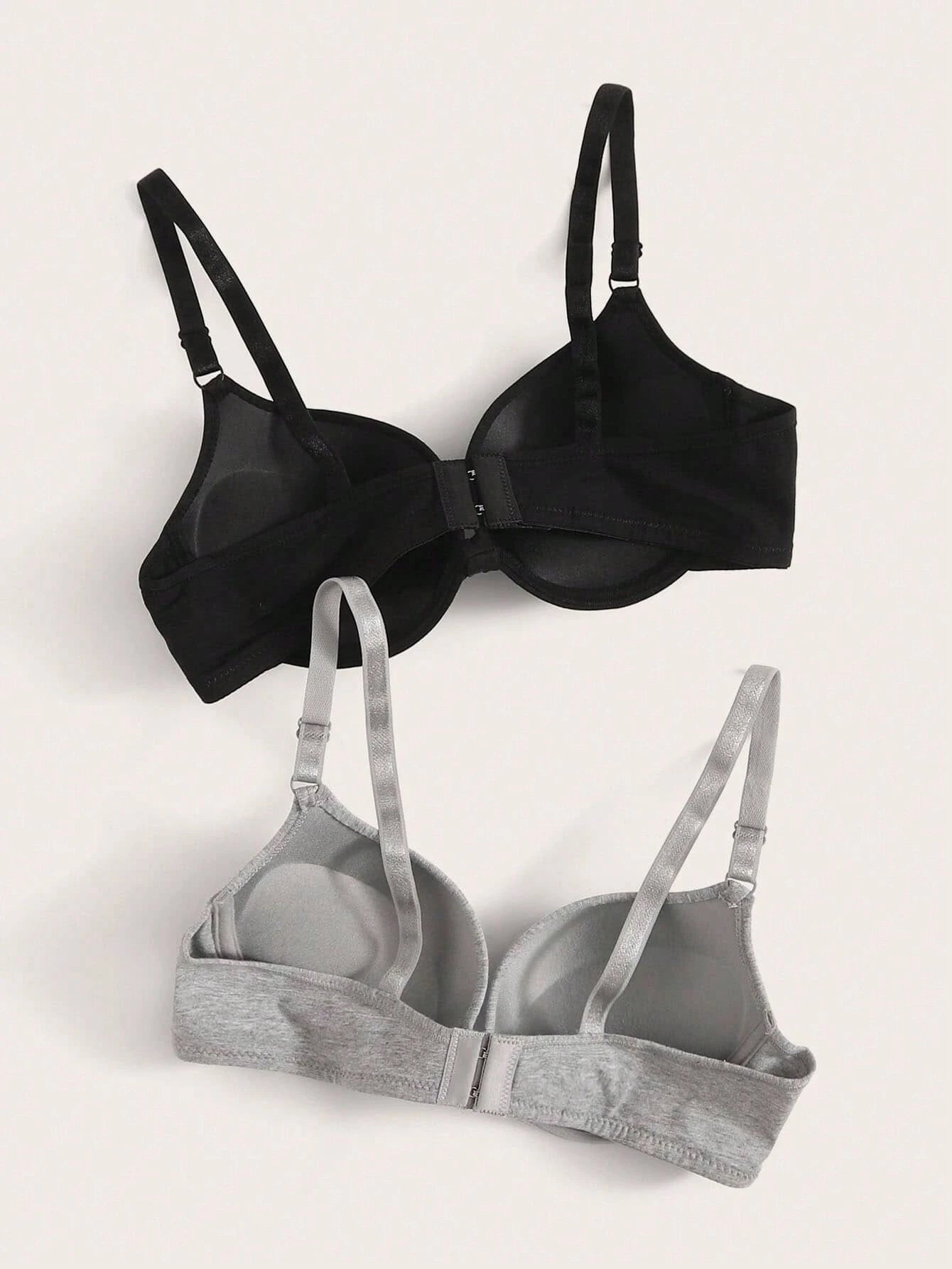 2pack Adjustable Strap Underwire Bra Set
