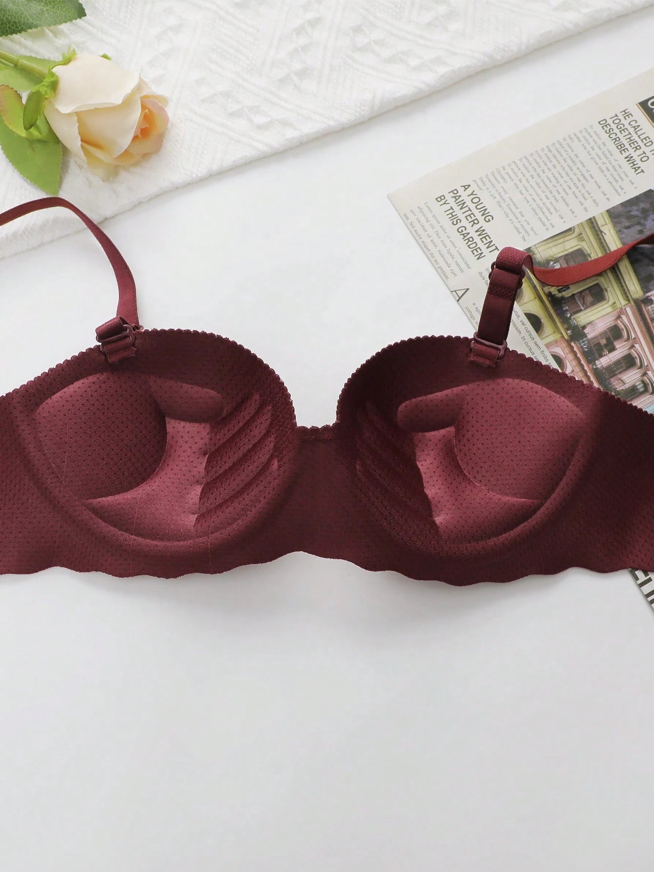 4PCS Underwear Seamless Bra Push Up Bras, With Small Breasts