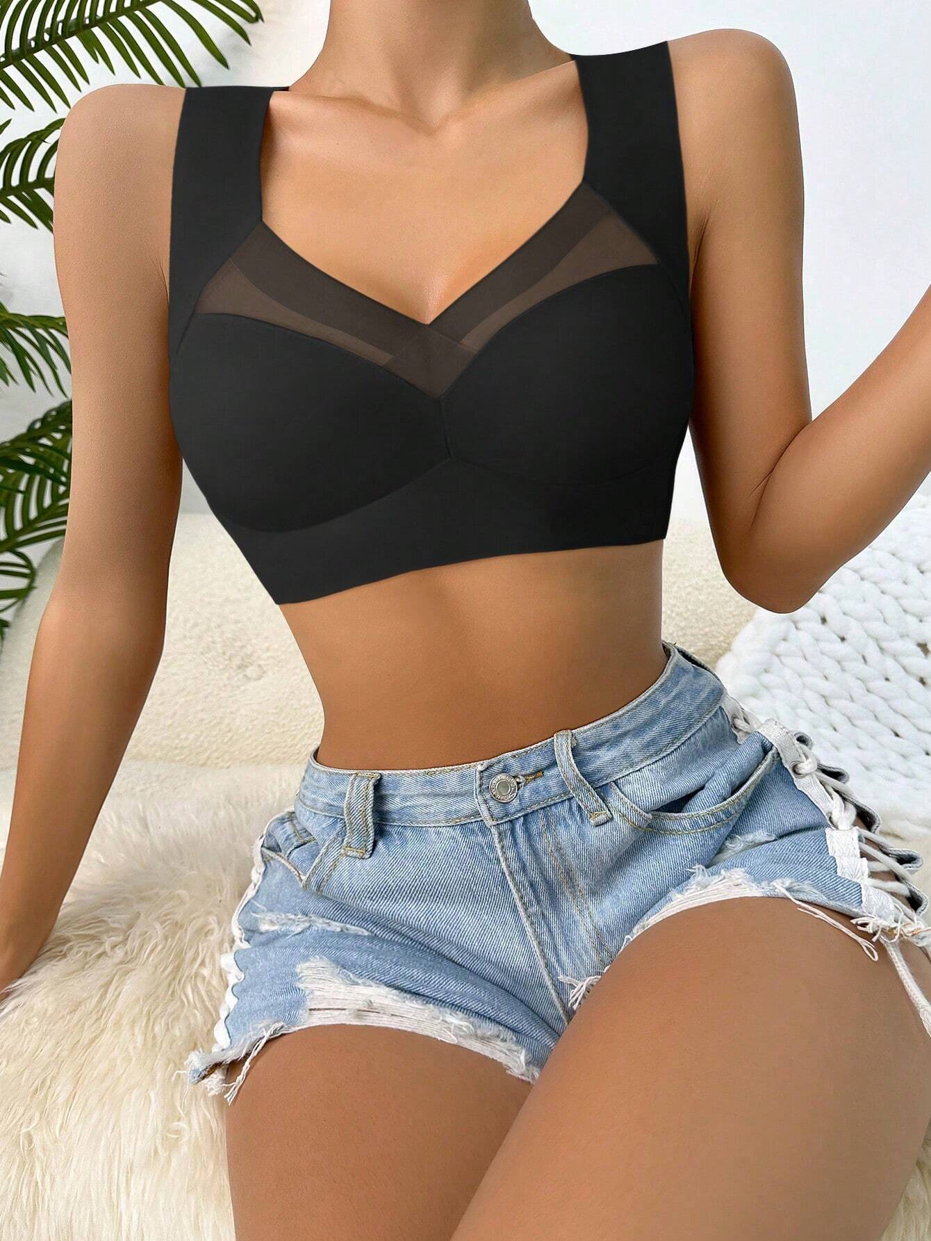 2pcs/Set Seamless Backless Bra