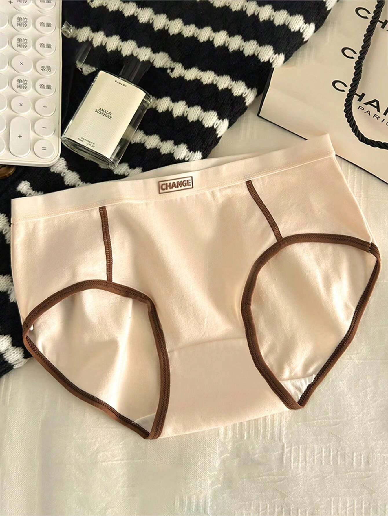 7pcs Women's Sexy Solid Color Triangle Underwear Set
