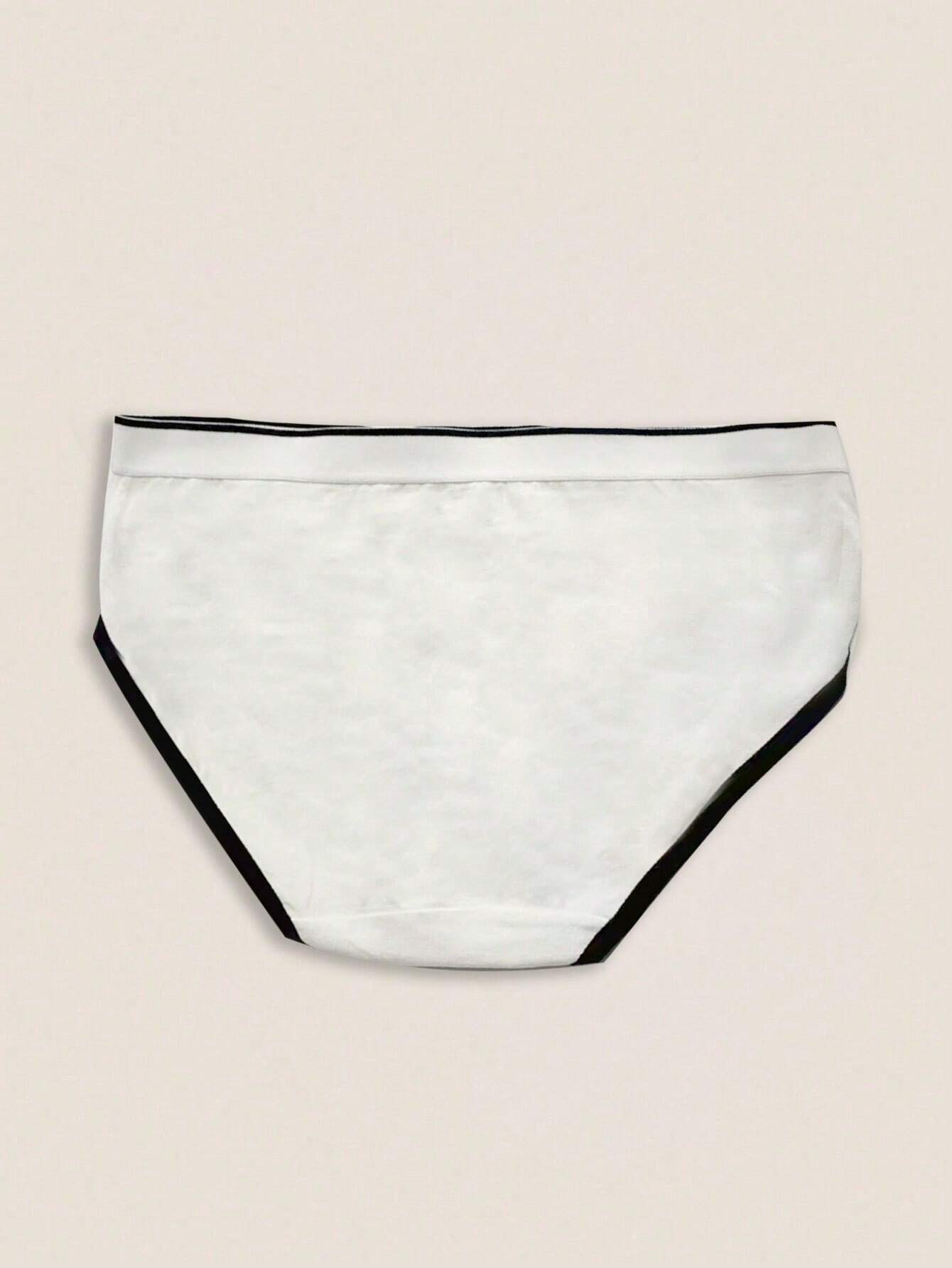 4-Pack Women Underwear Sexy Solid Color Briefs