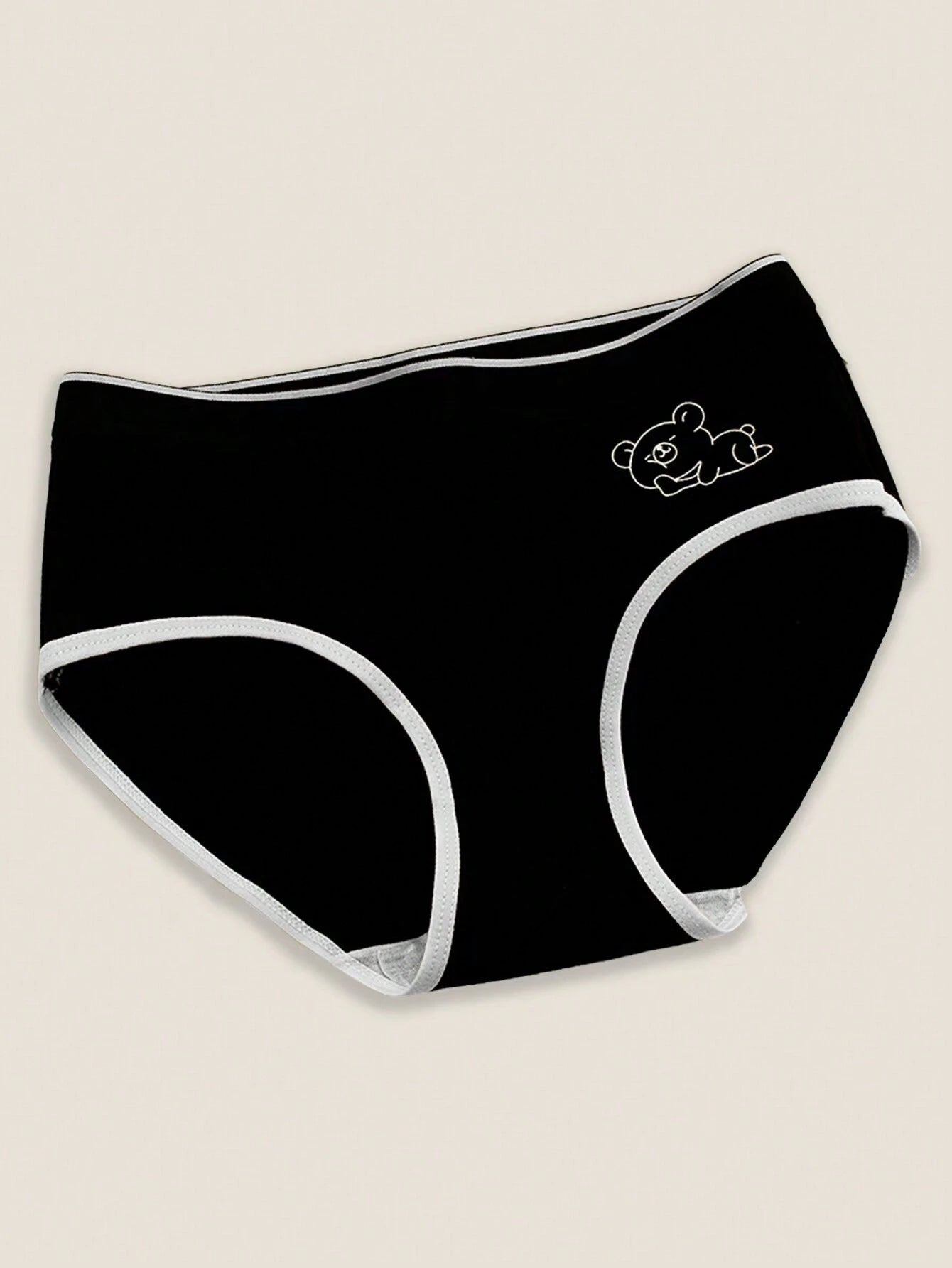 4-Pack Women Underwear Sexy Solid Color Briefs