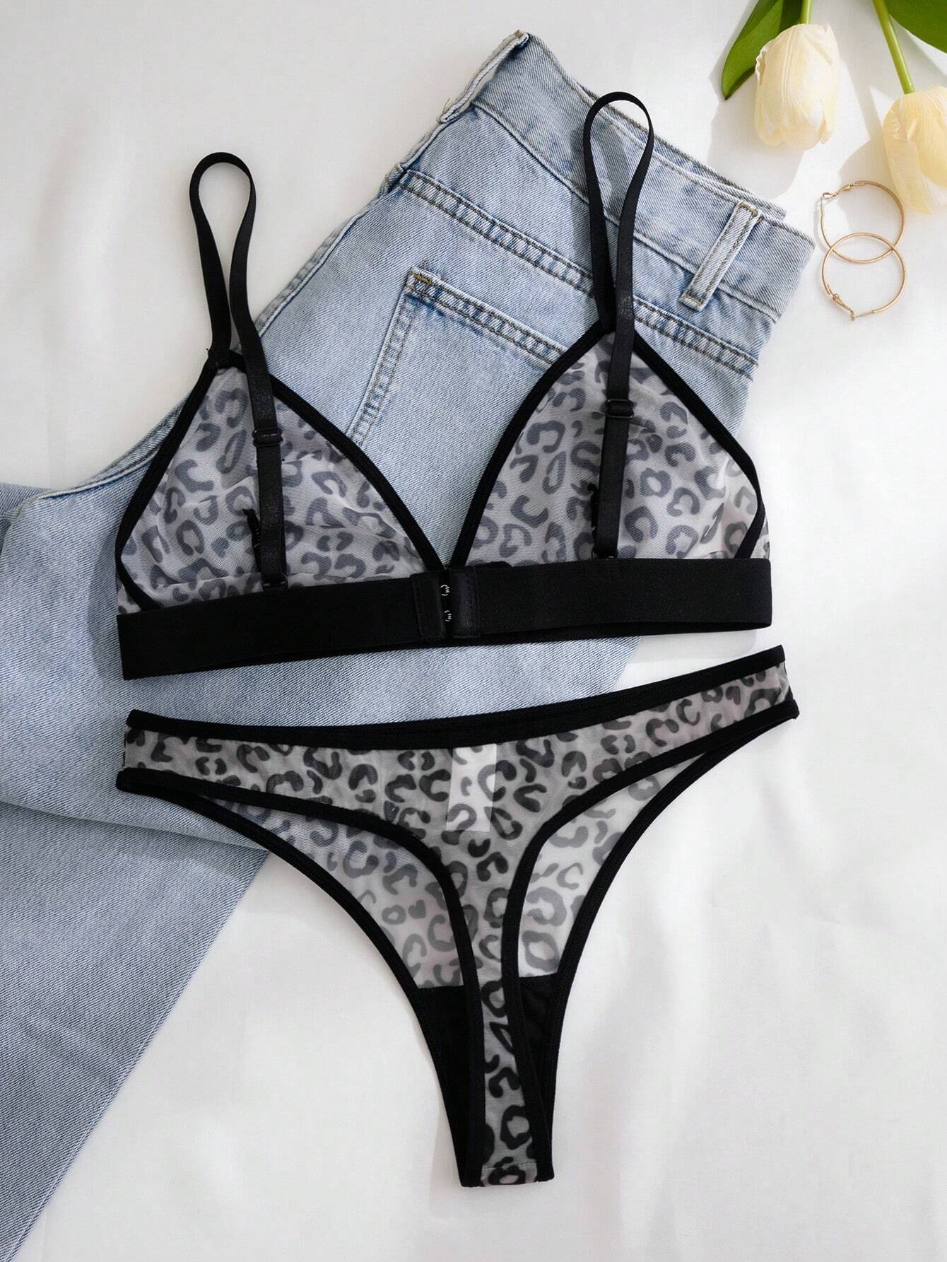 2pcs Women Sexy Lingerie Set