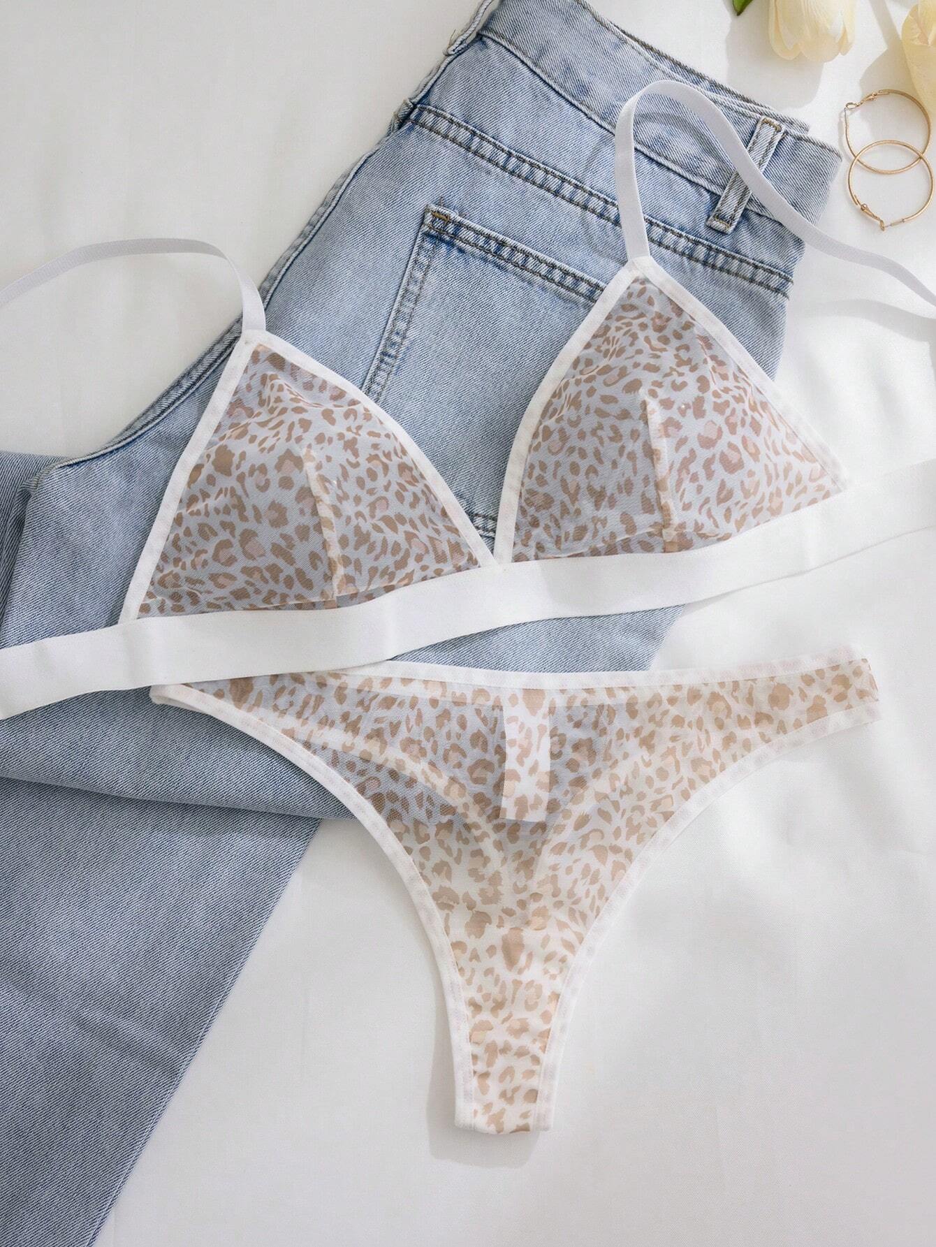 2pcs Women Sexy Lingerie Set Black 2