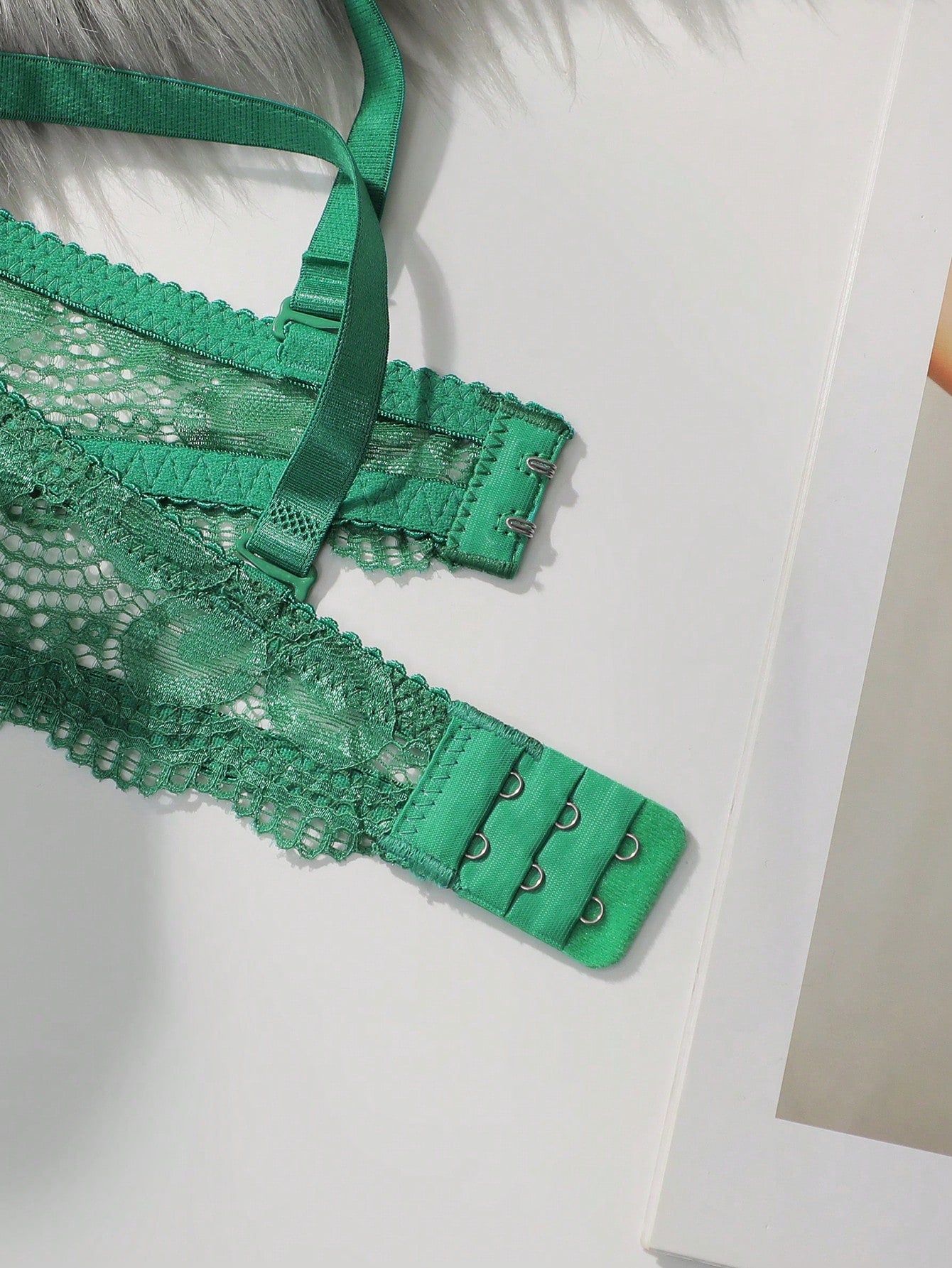 Floral Lace Underwire Bra & Panty Lingerie Set