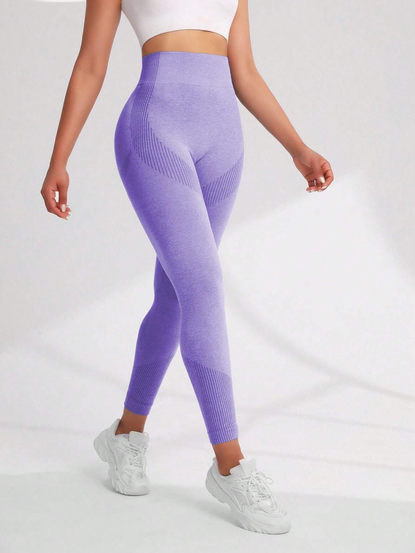 Yoga Basic Wide Waistband Sports Leggings