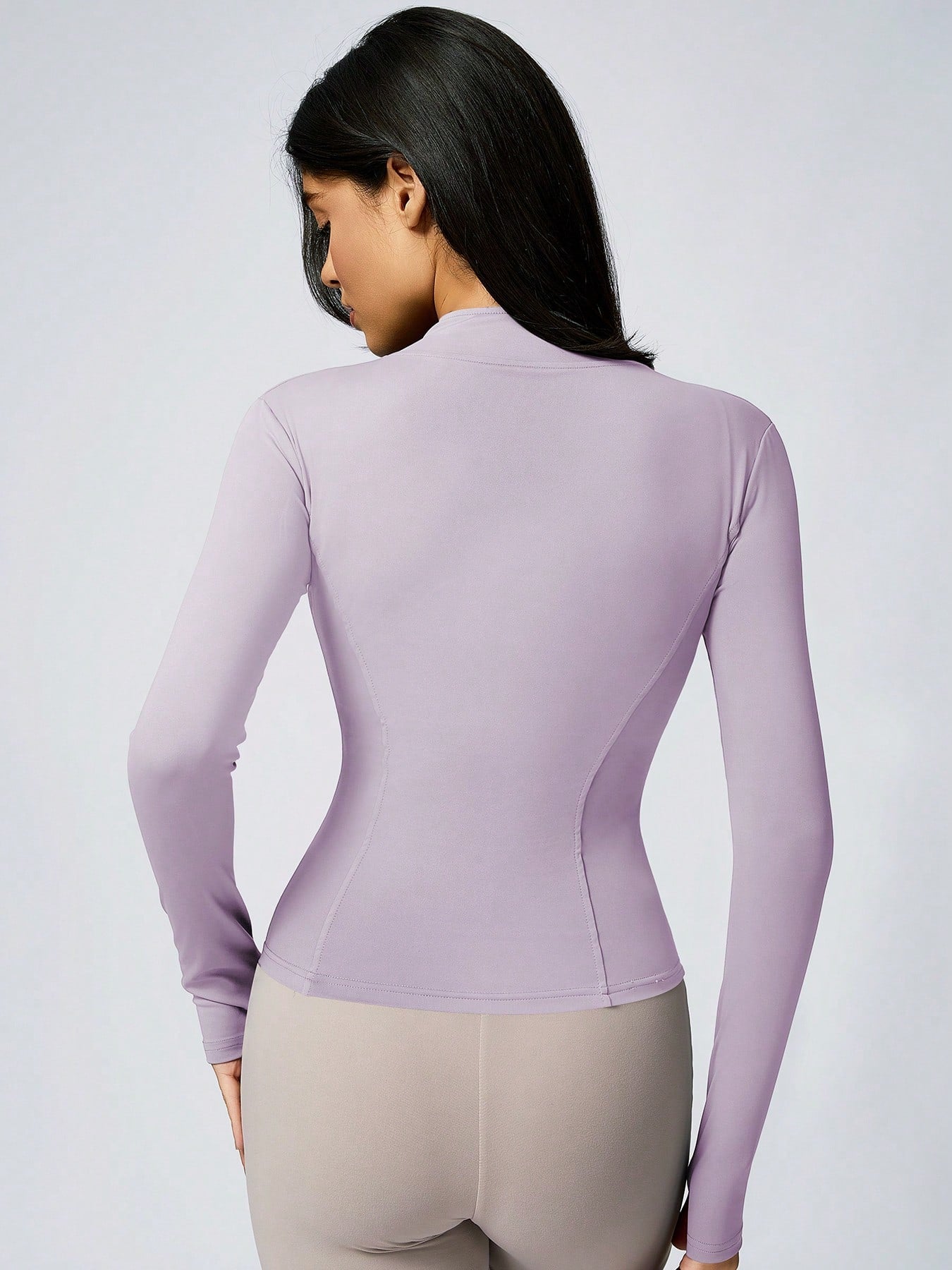 1Pc Women's Quick Drying Breathable Stand Collar Shaping Jacket