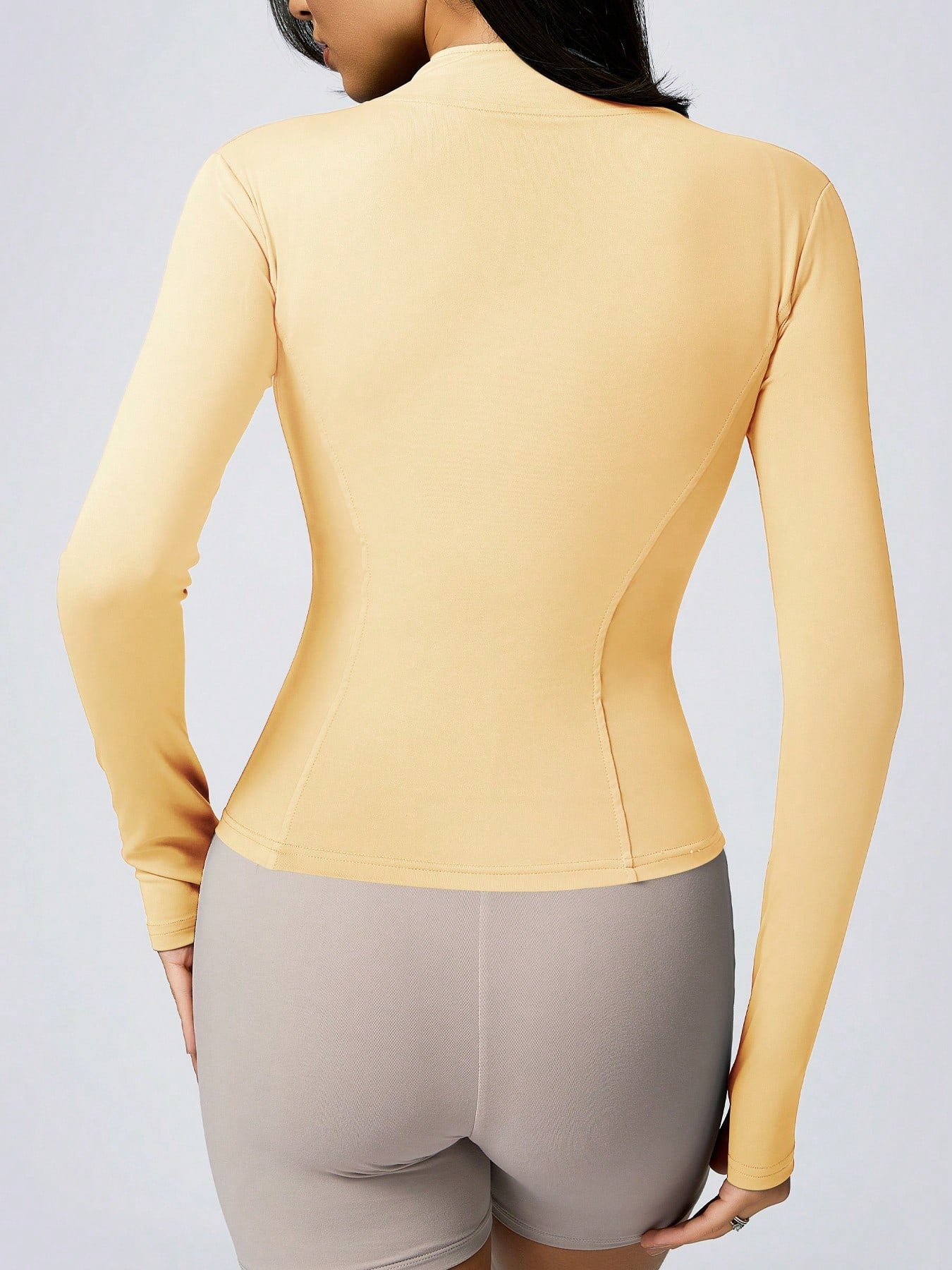 1Pc Women's Quick Drying Breathable Stand Collar Shaping Jacket