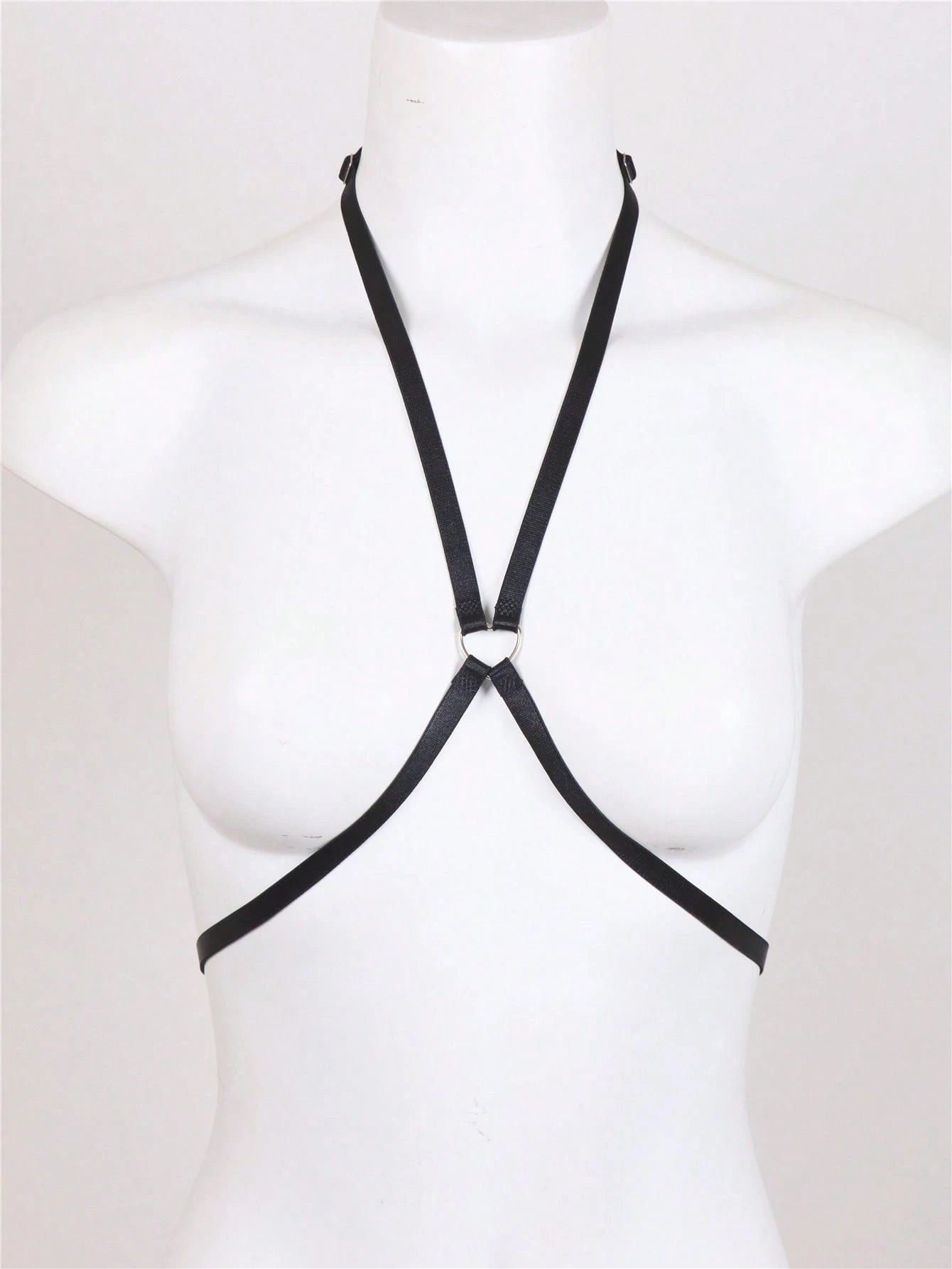 Elastic High-Waist Hollow Punk Style Lingerie