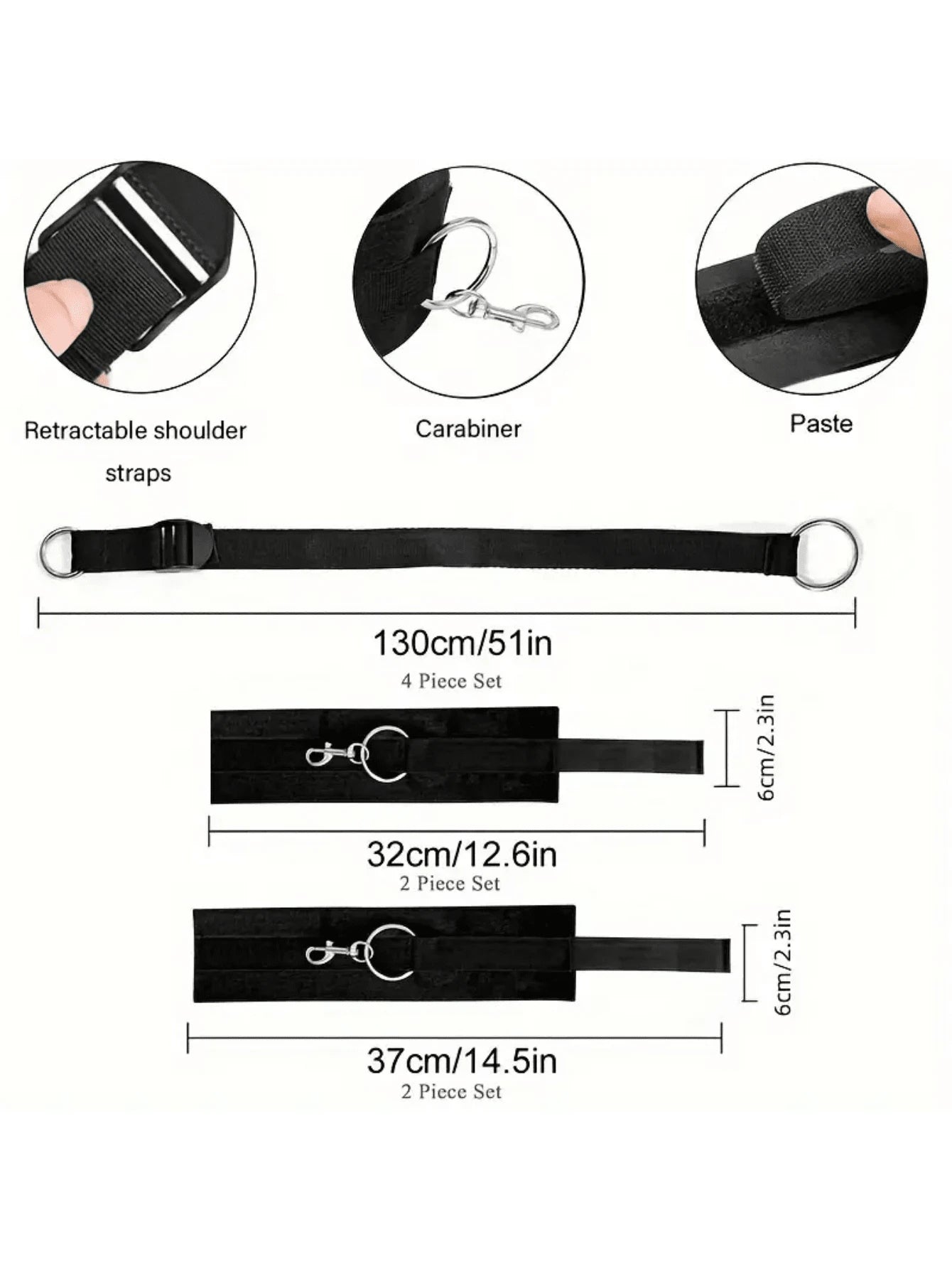 Fastening System Kit With Adjustable Binding And Safety Clasp - Easy To Install And Remove For All Standard Frames