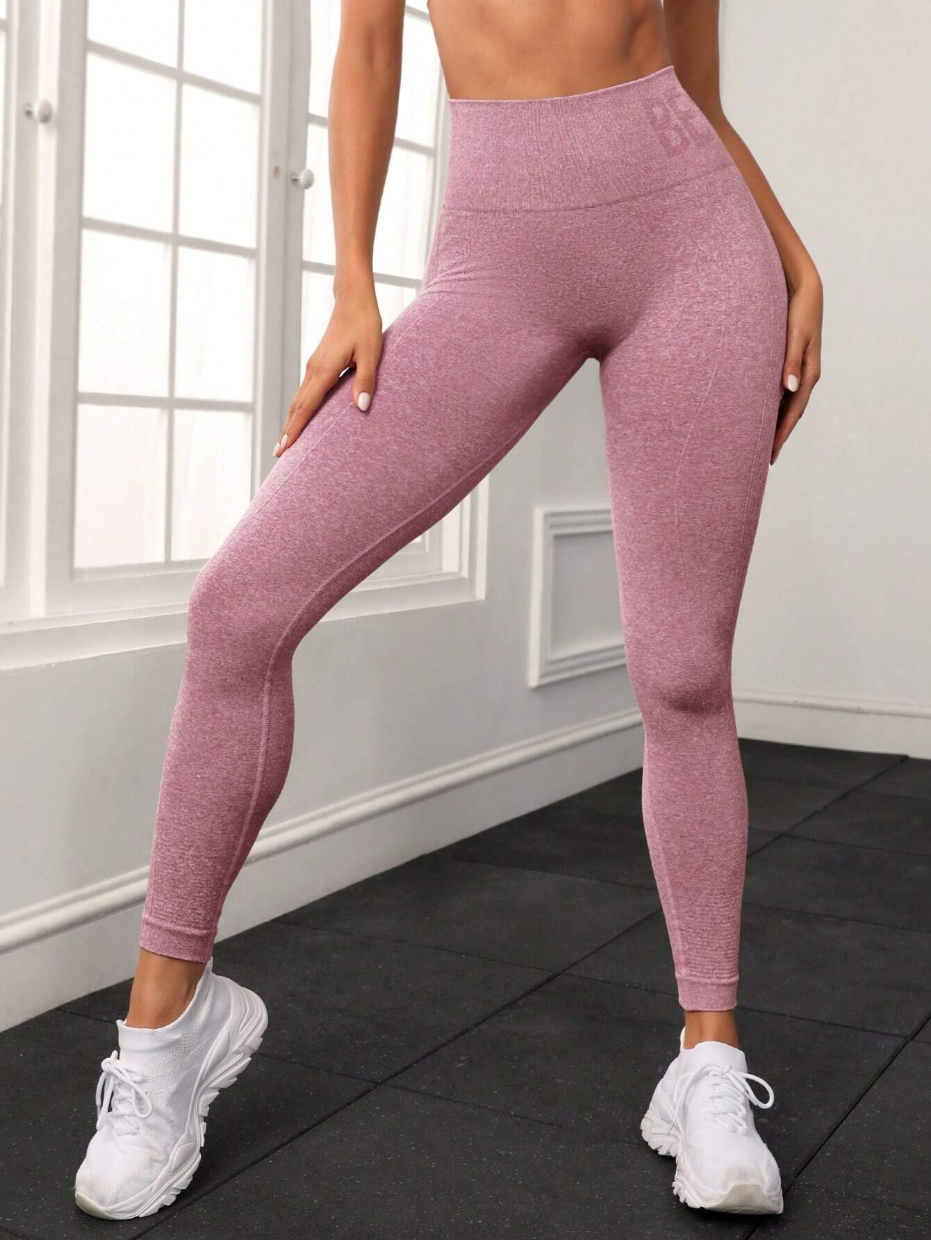 Yoga Basic Wide Waistband Sports Leggings