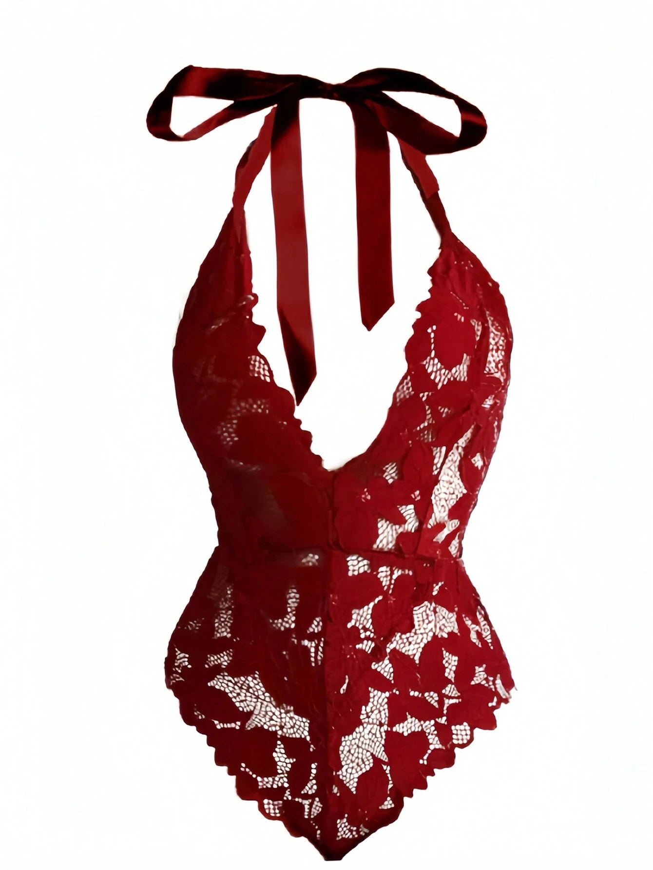 Women One Piece Lingerie Sexy Teddy Lingerie V Neck Sexy Bodysuit Lace Nightie