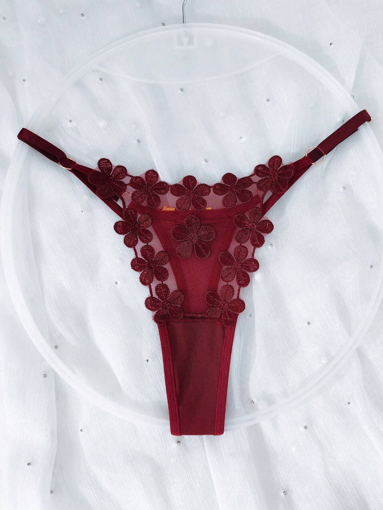 Custom Thong G-Strings With Gold Charms Name Personalized Charm Thong