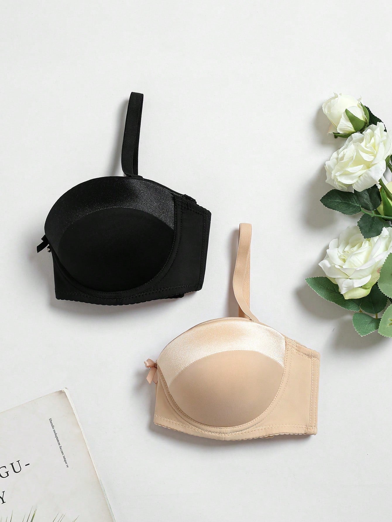 2pack Solid Underwire Bra