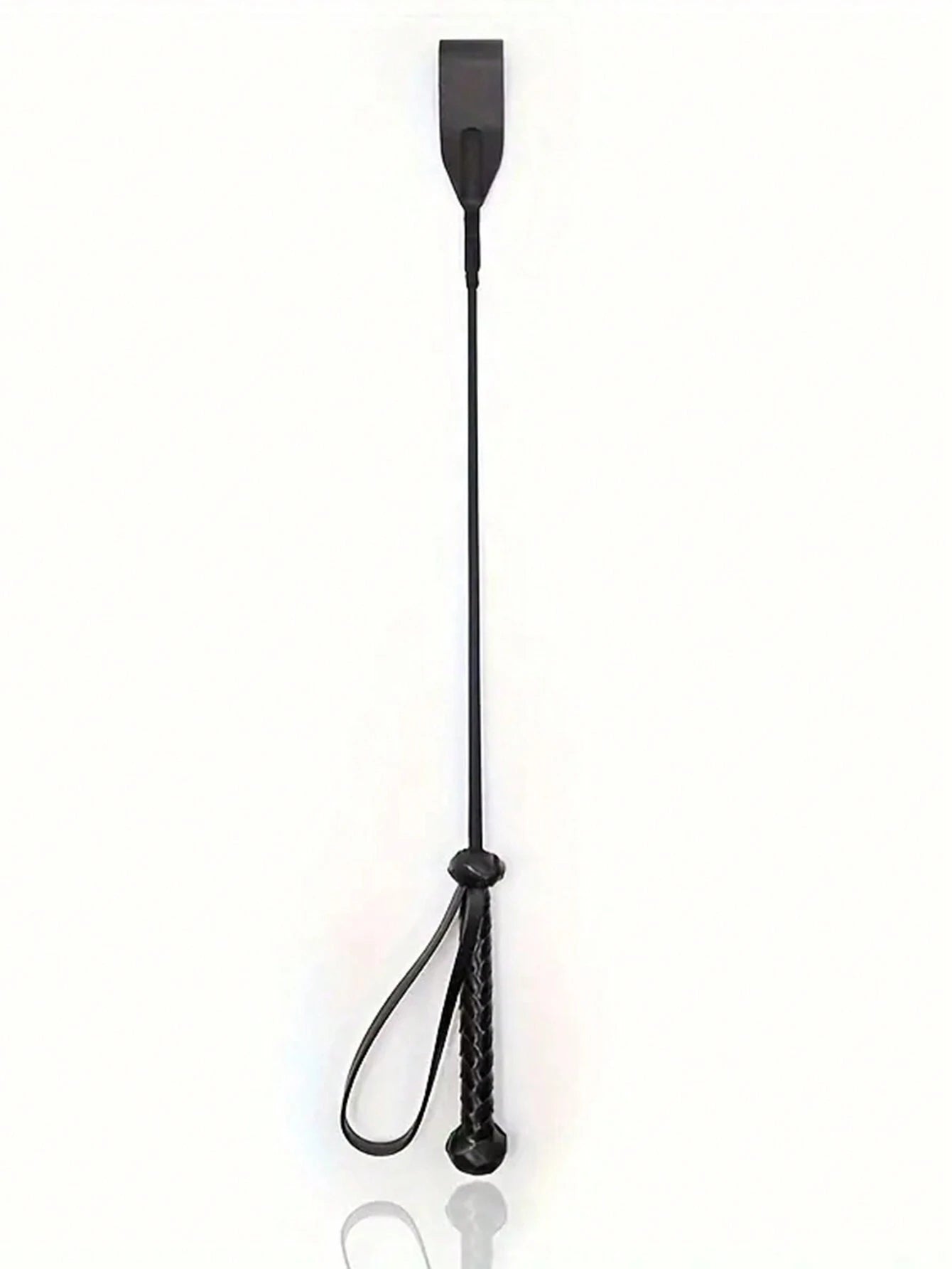 1pc PU Leather Riding Crop, Soft Flexible Flogger