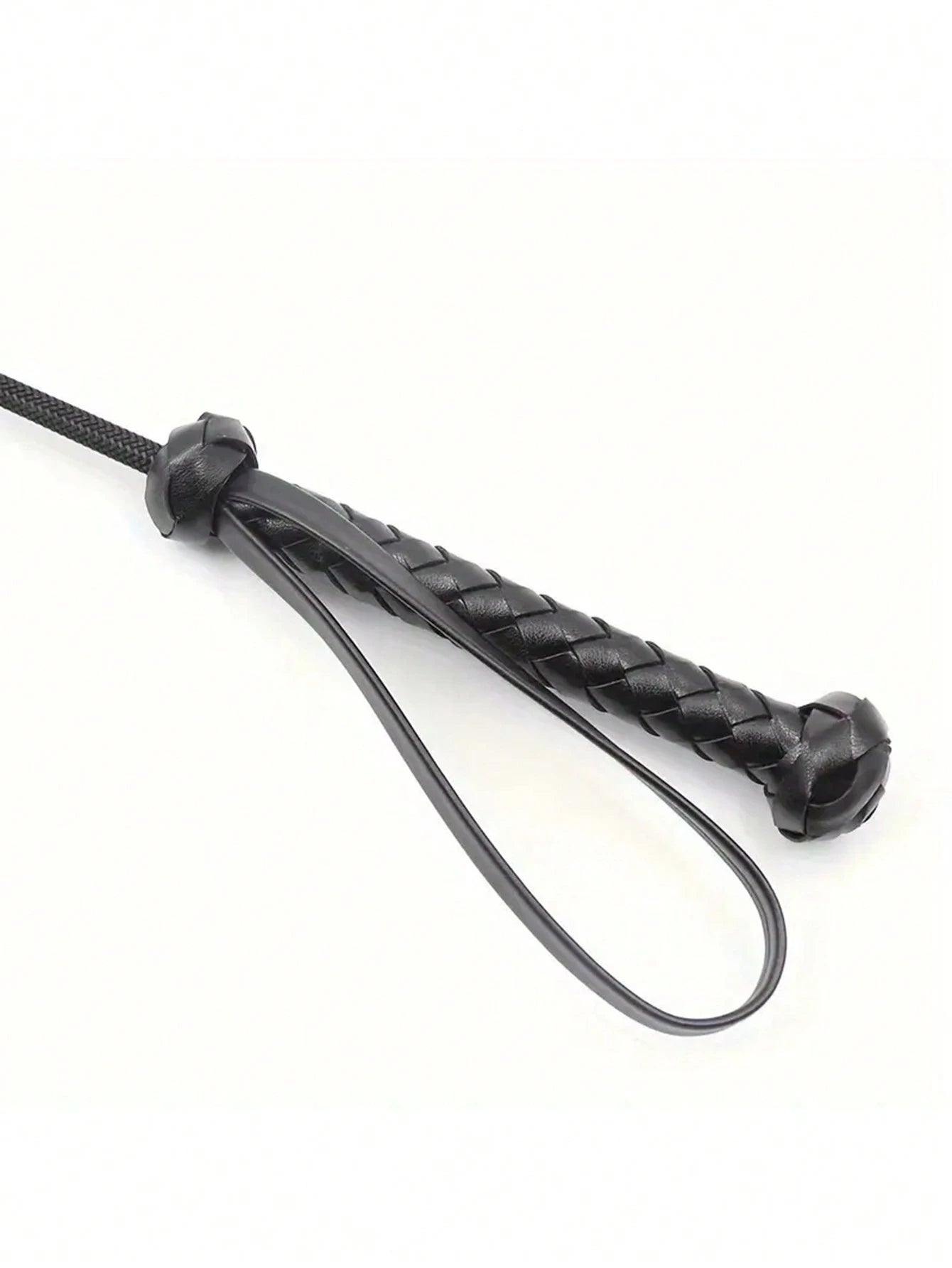 1pc PU Leather Riding Crop, Soft Flexible Flogger