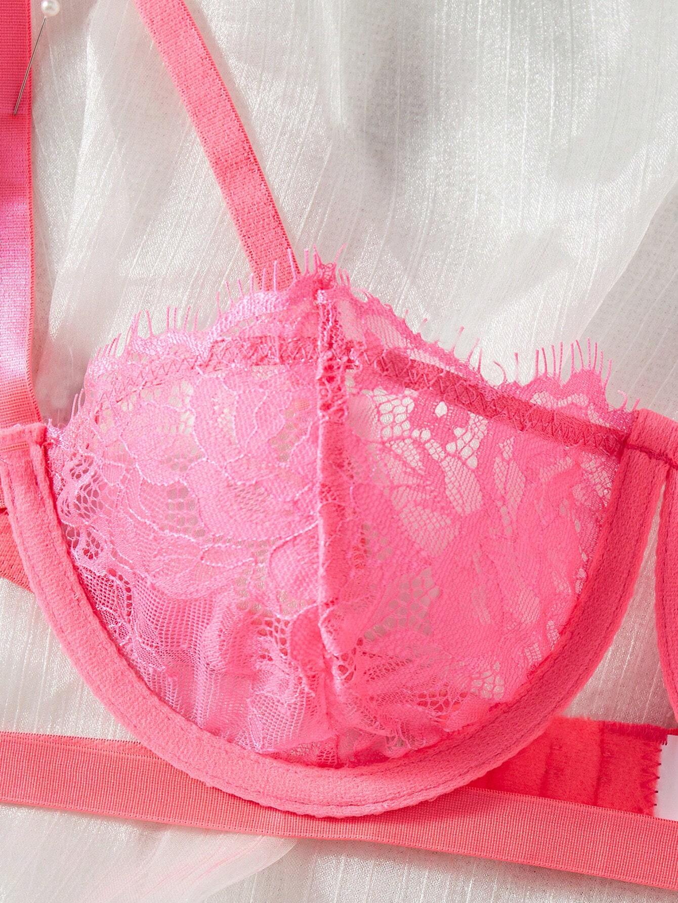 Classic Sexy Floral Lace Lingerie Set