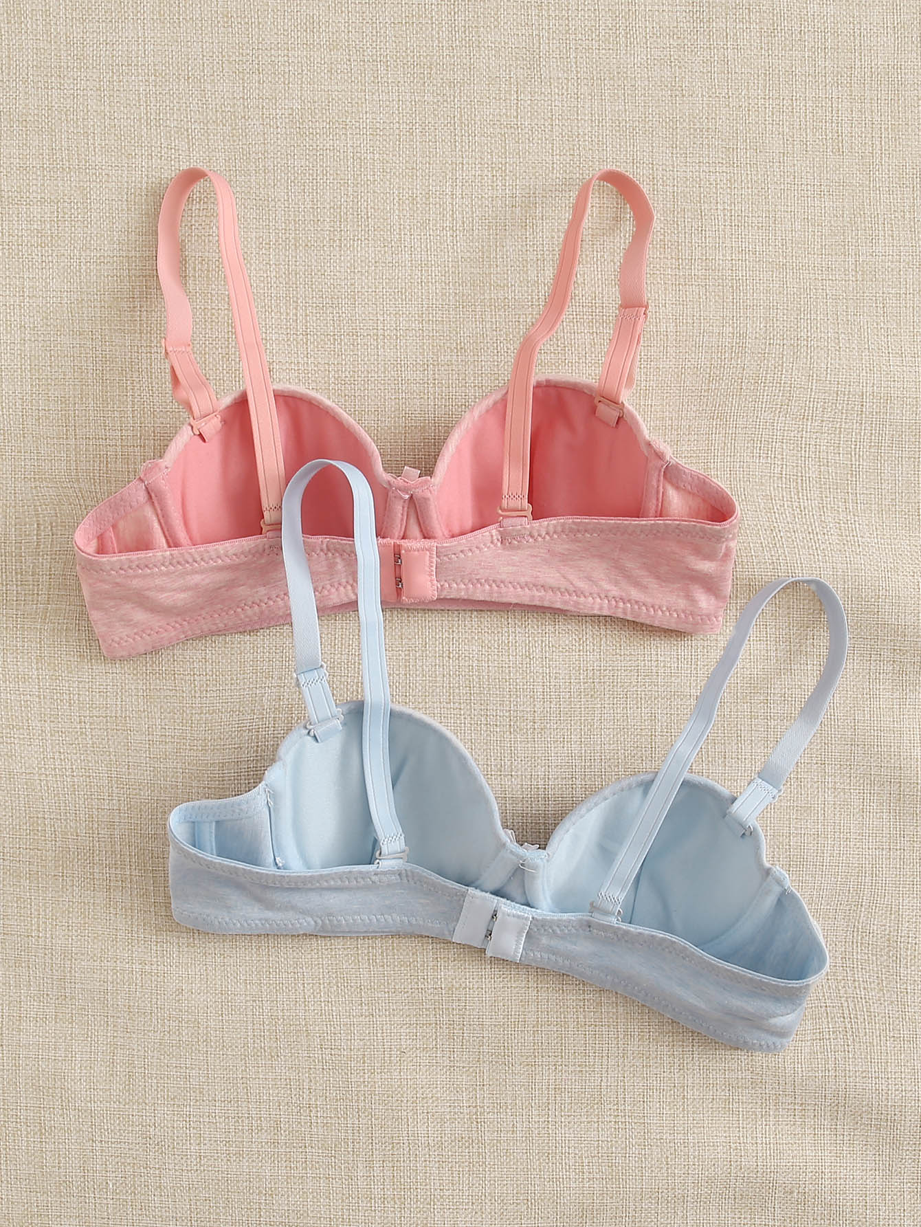 2pack Solid Underwire Bra