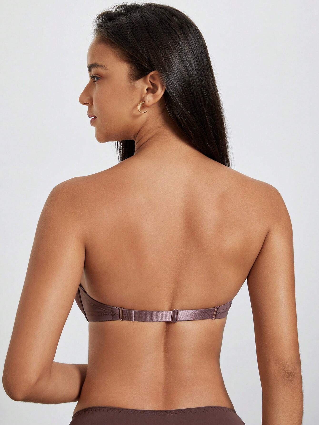 Women's Solid Color Front-Closed Underwire Bra