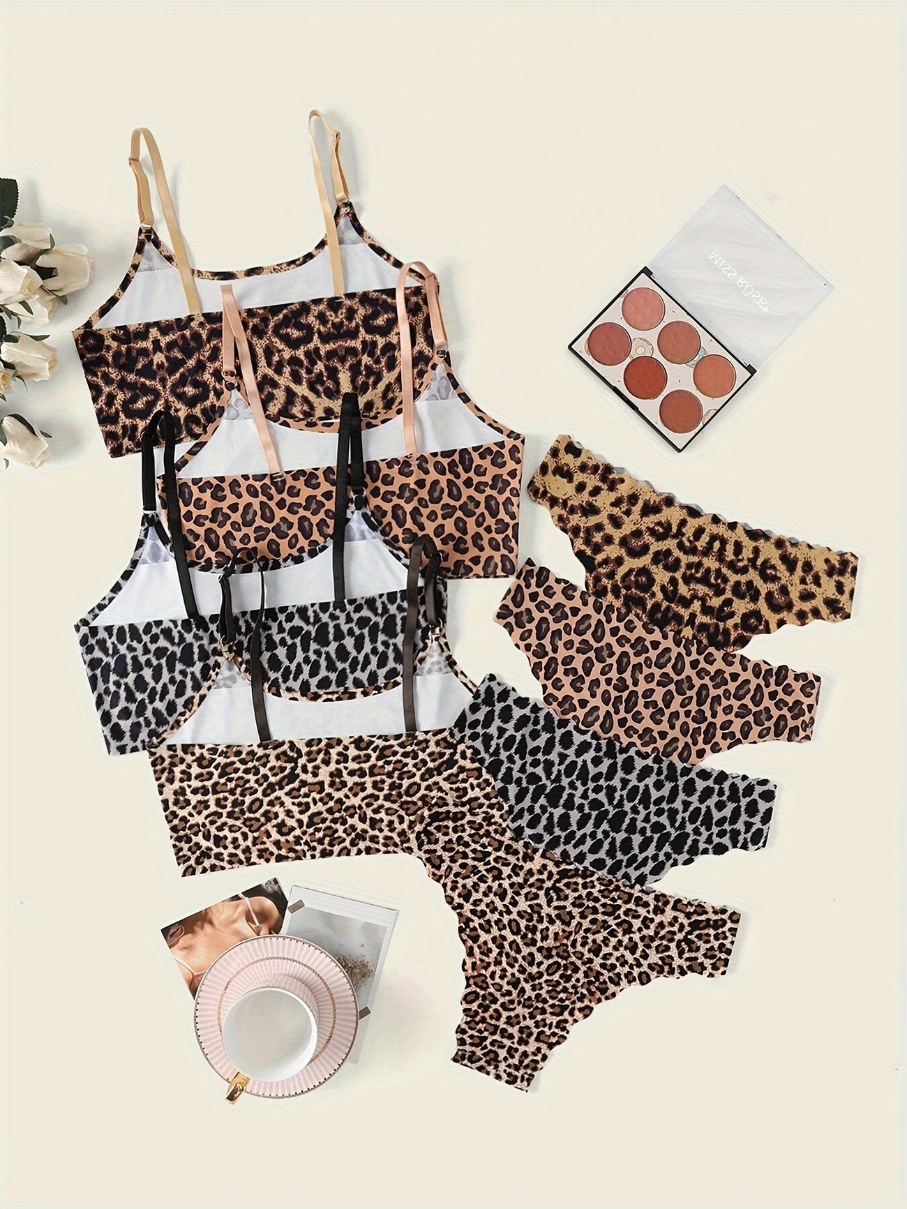 Leopard Print Set 4pcs