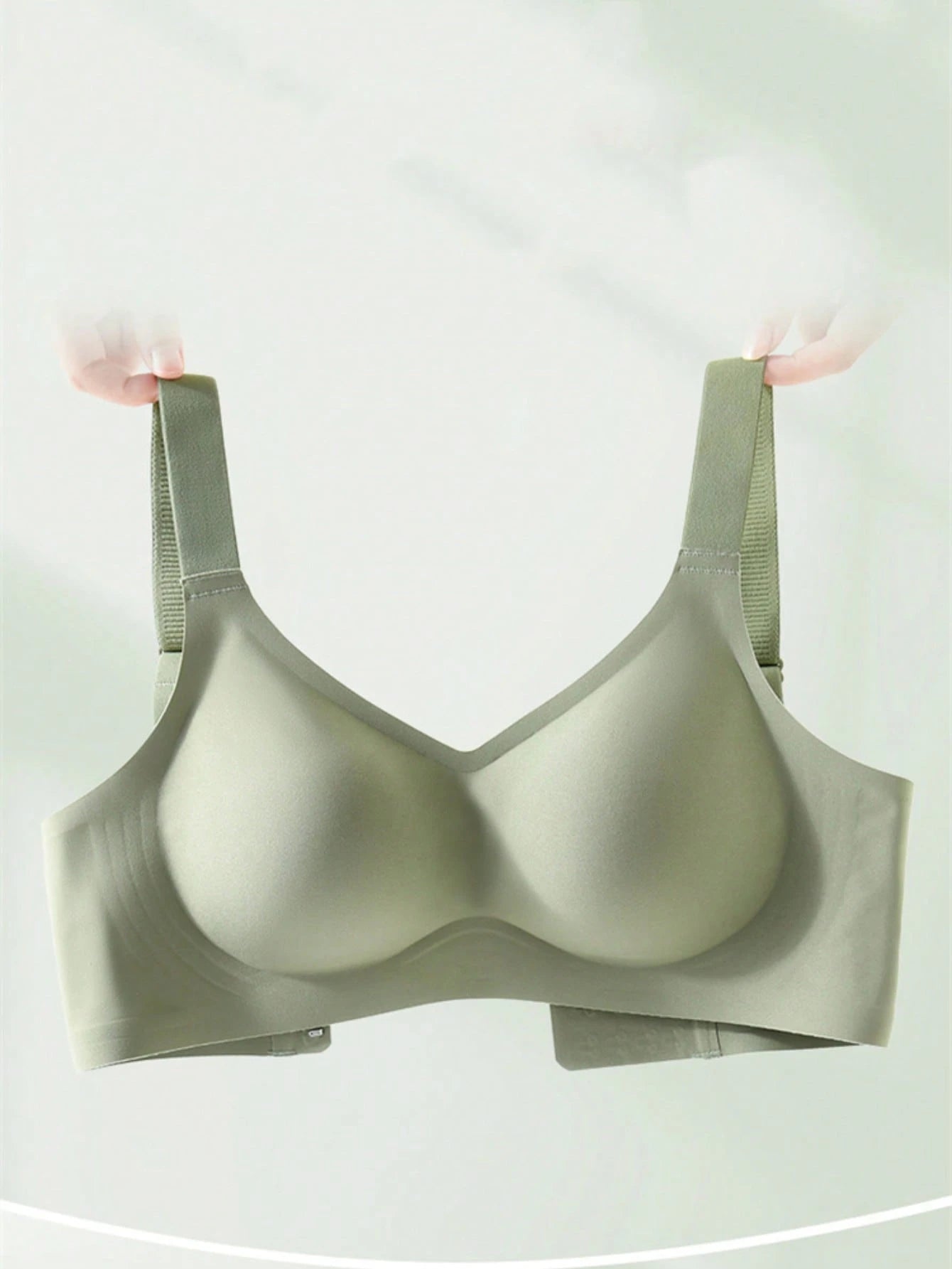 2pcs Set Simple & Comfortable Wireless Sports Bras For Women