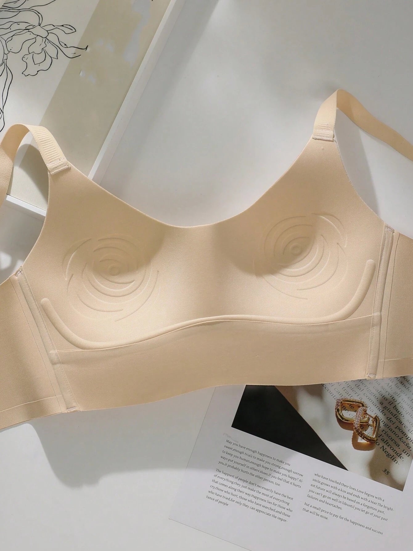 Women's Breathable Push-Up Bra, Thin And Sexy Plus Size Lingerie, Wireless Bra