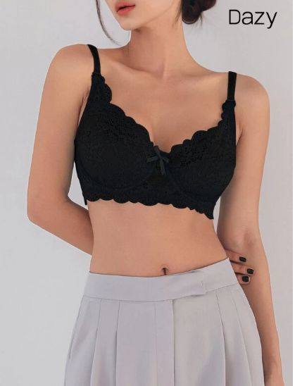 Floral Lace Underwire Bra