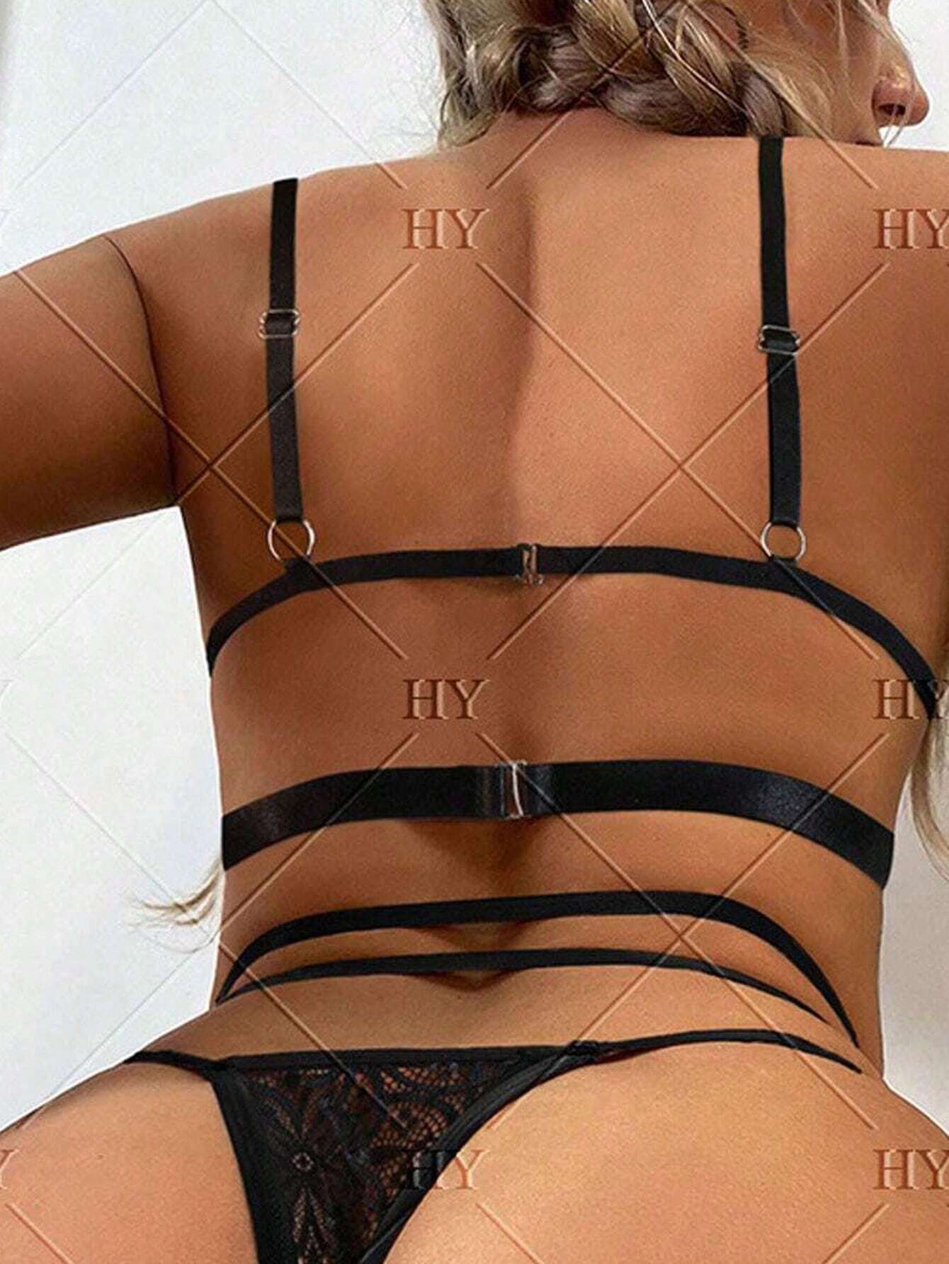 Hollow Out Lace Sexy Lingerie Set