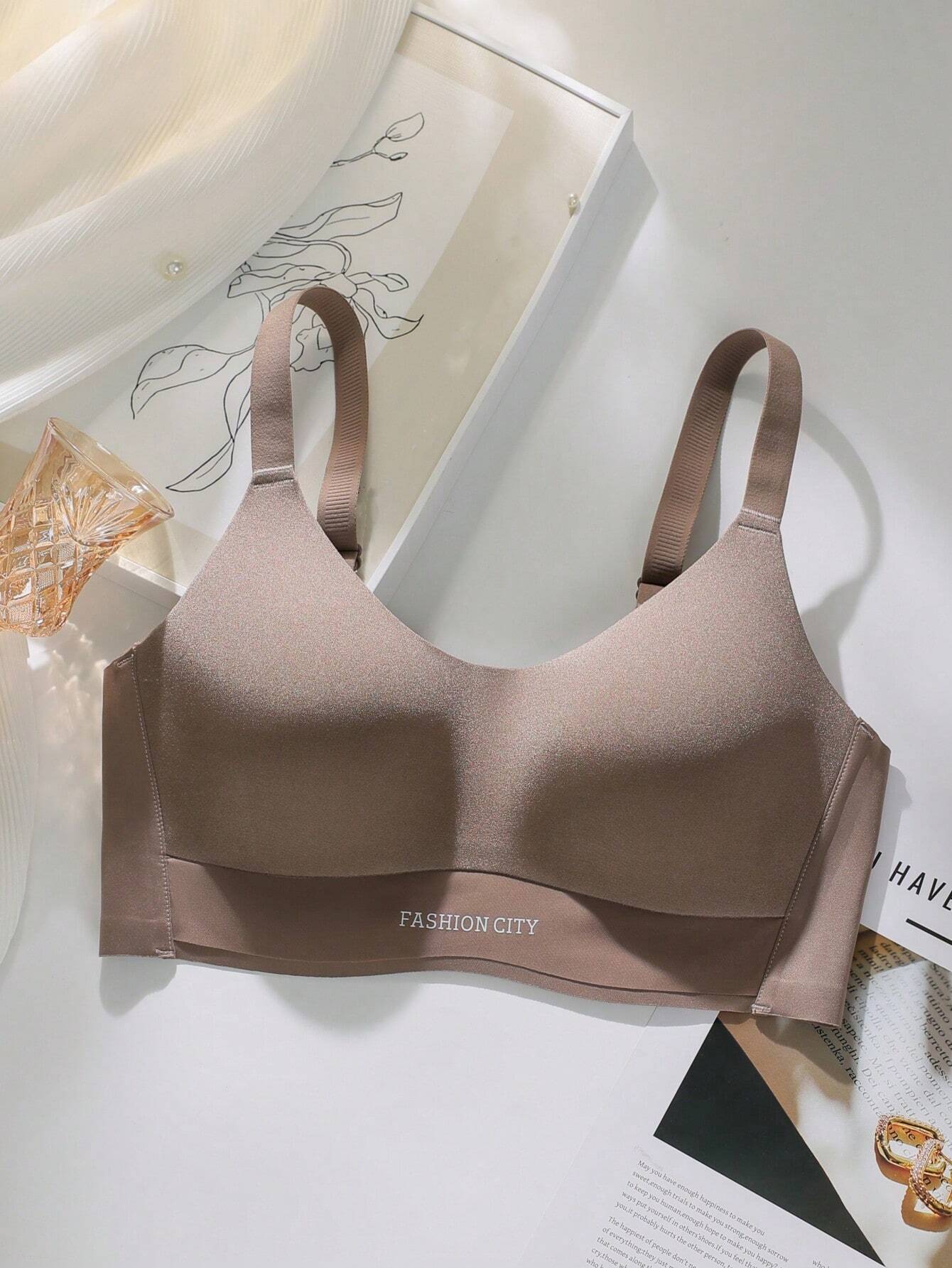 Women's Breathable Push-Up Bra, Thin And Sexy Plus Size Lingerie, Wireless Bra