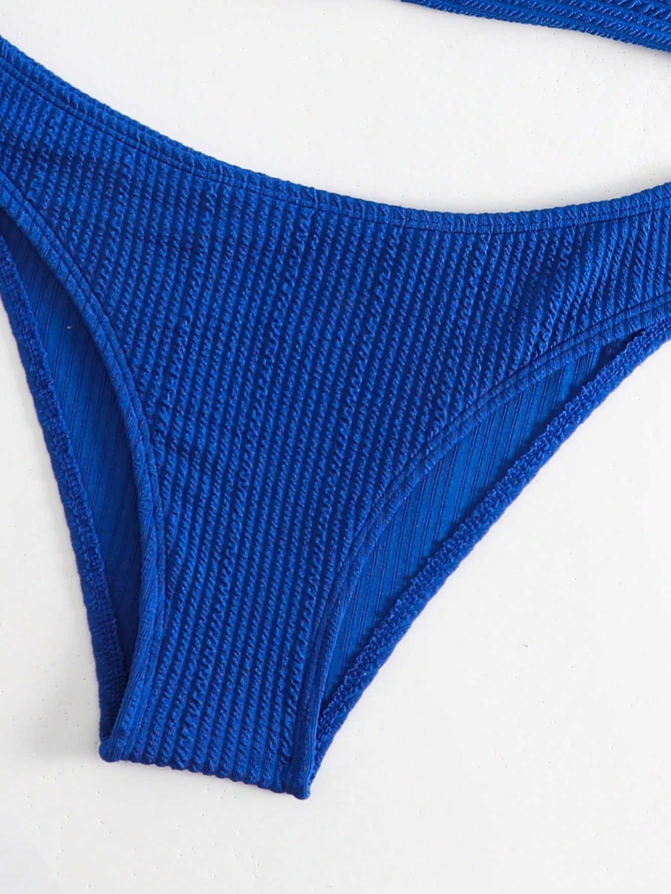 SHEIN Swim SXY Mono Bikini Set Chain Linked Halter Push Up Bra &amp; Bikini 2 Piece Swimsuit