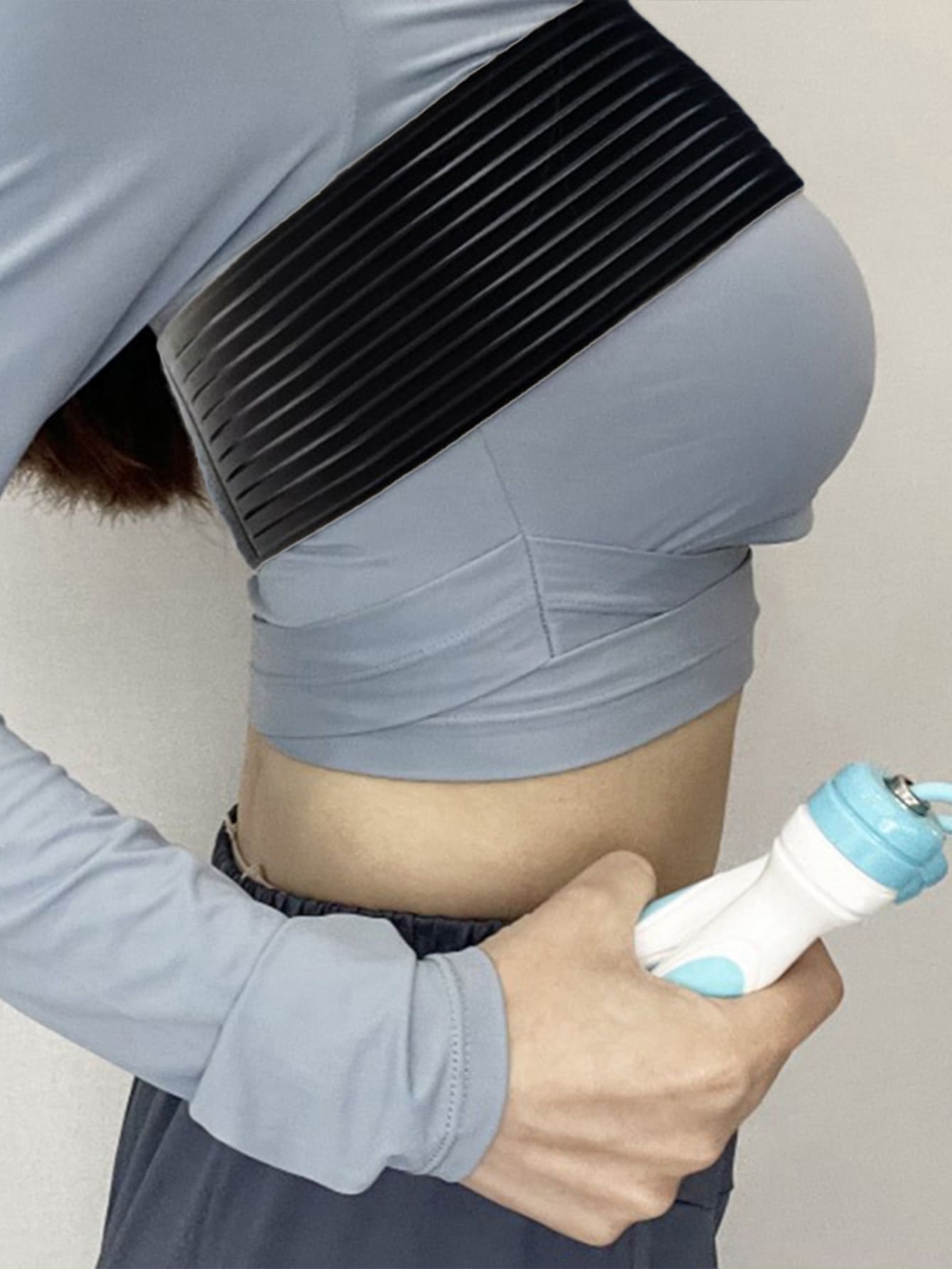 1pc Black Anti-shake Chest Band