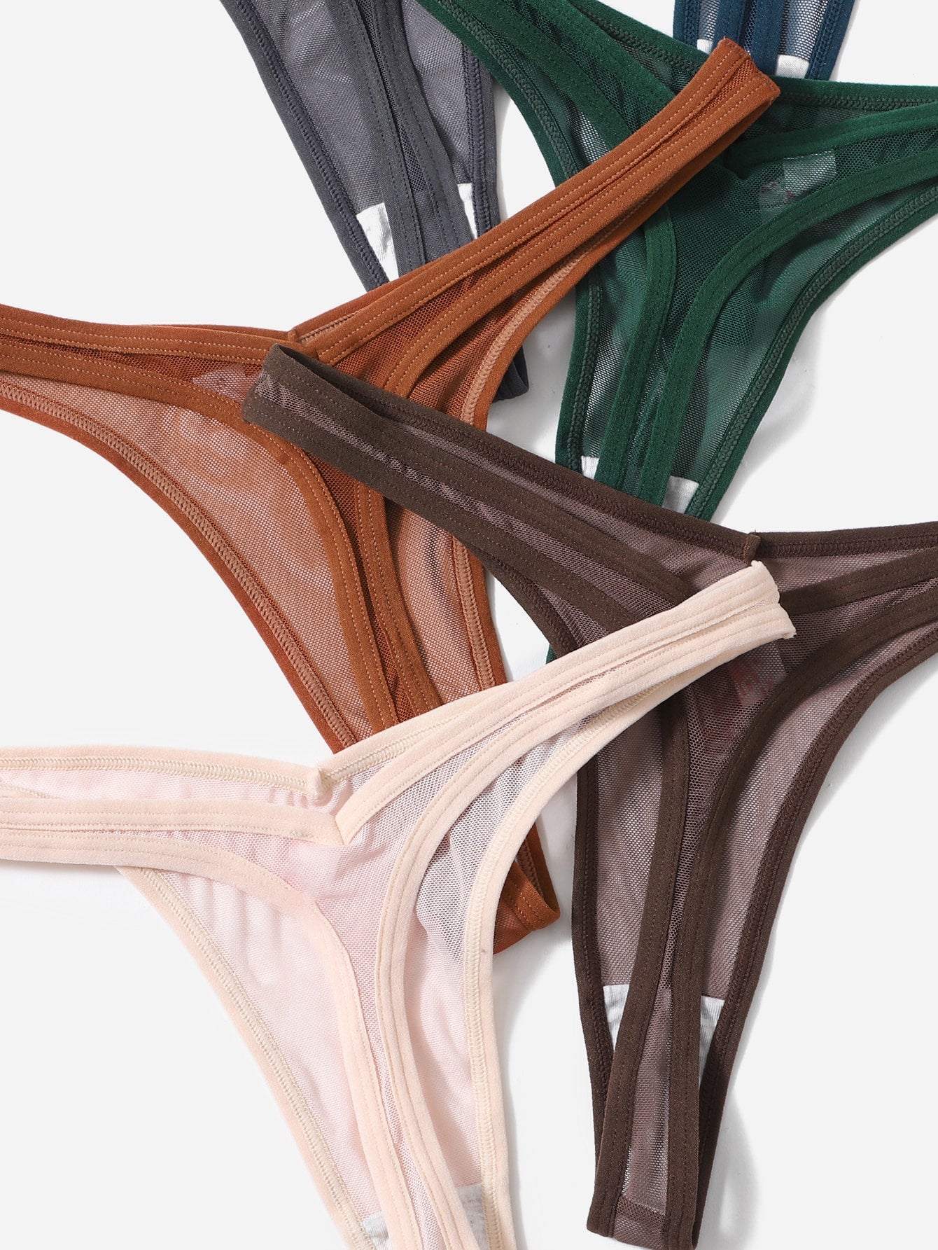 7pack Solid No Show Panty