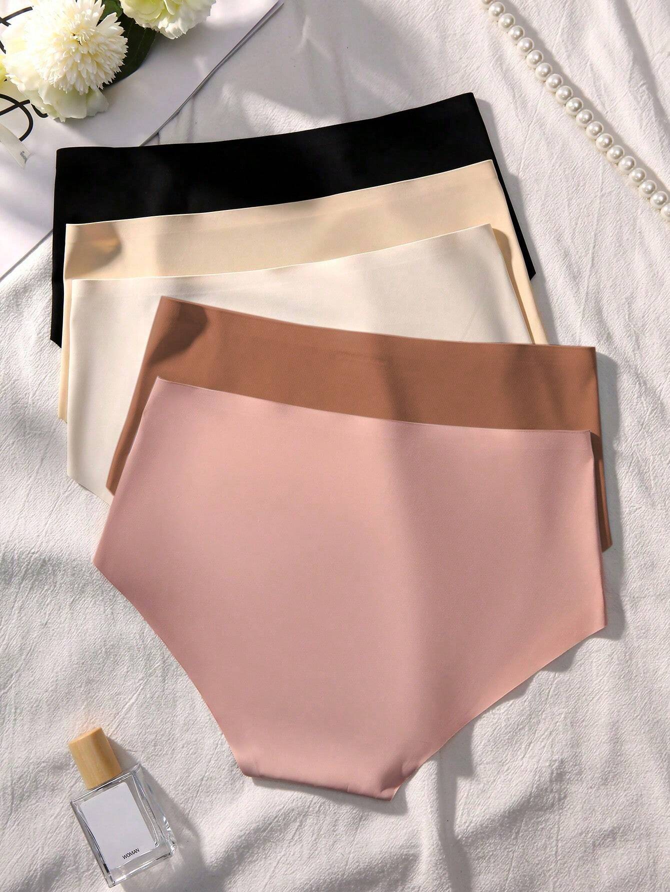 Basics 5pack Letter Graphic Panty