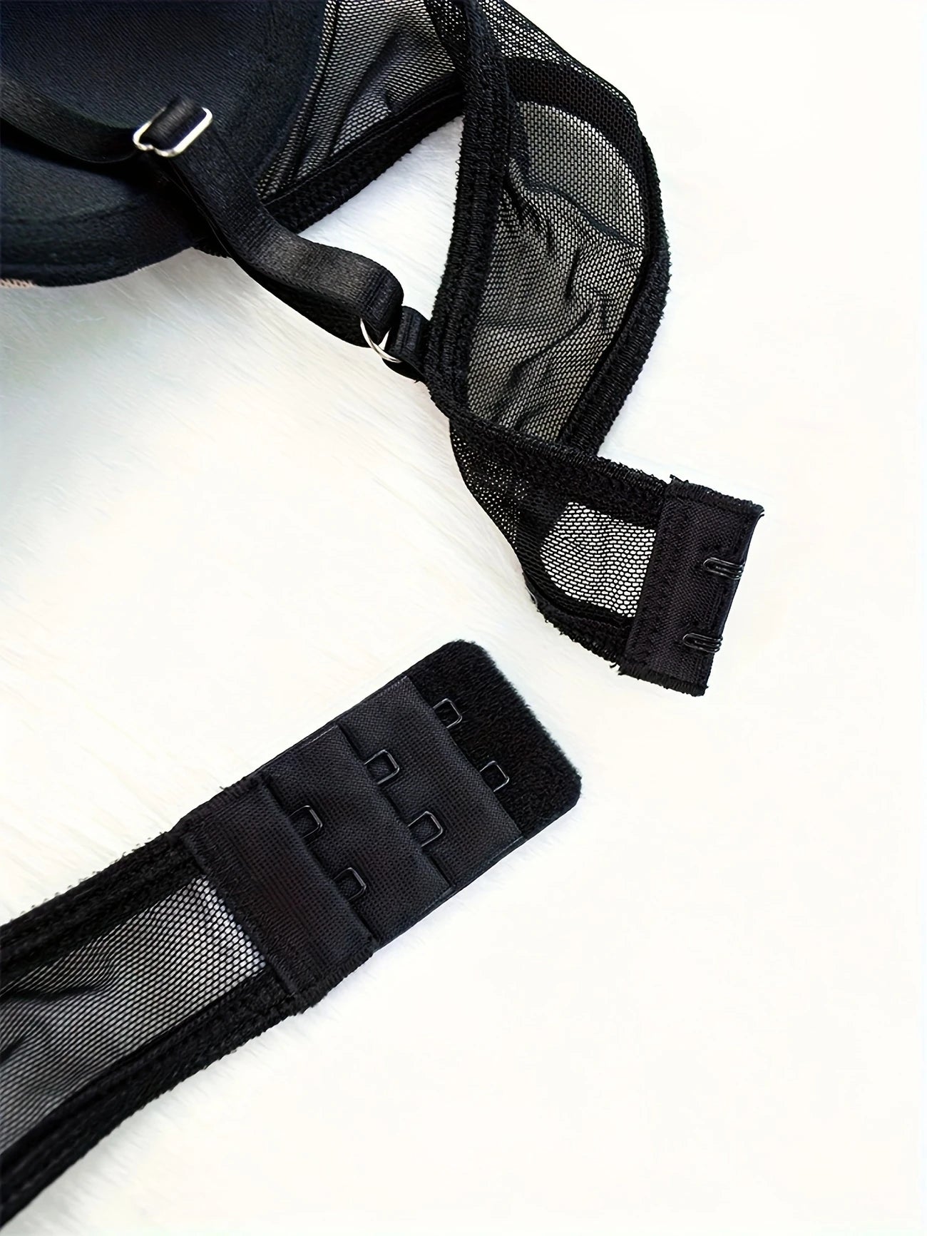 European and American Women's Bra Set Thin Butterfly Leopard Print