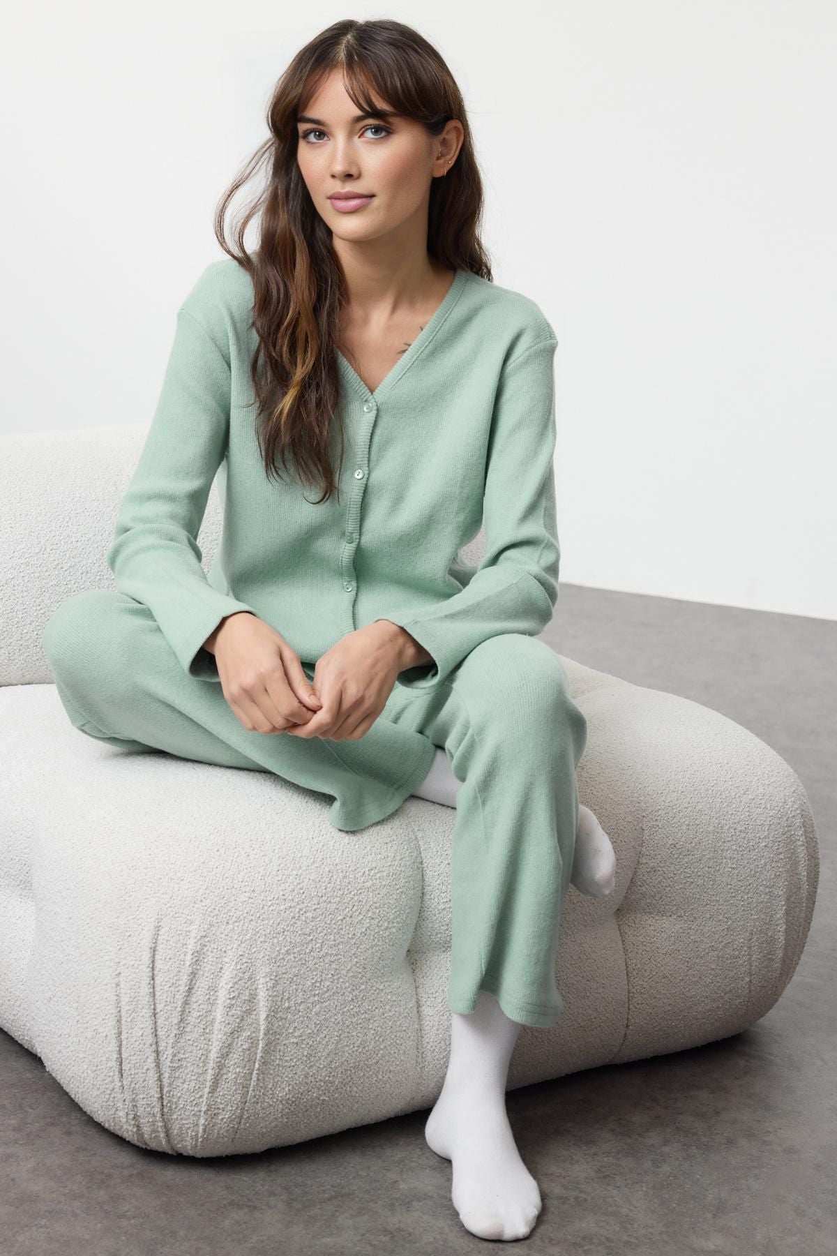 Soft Corded Pajama Set