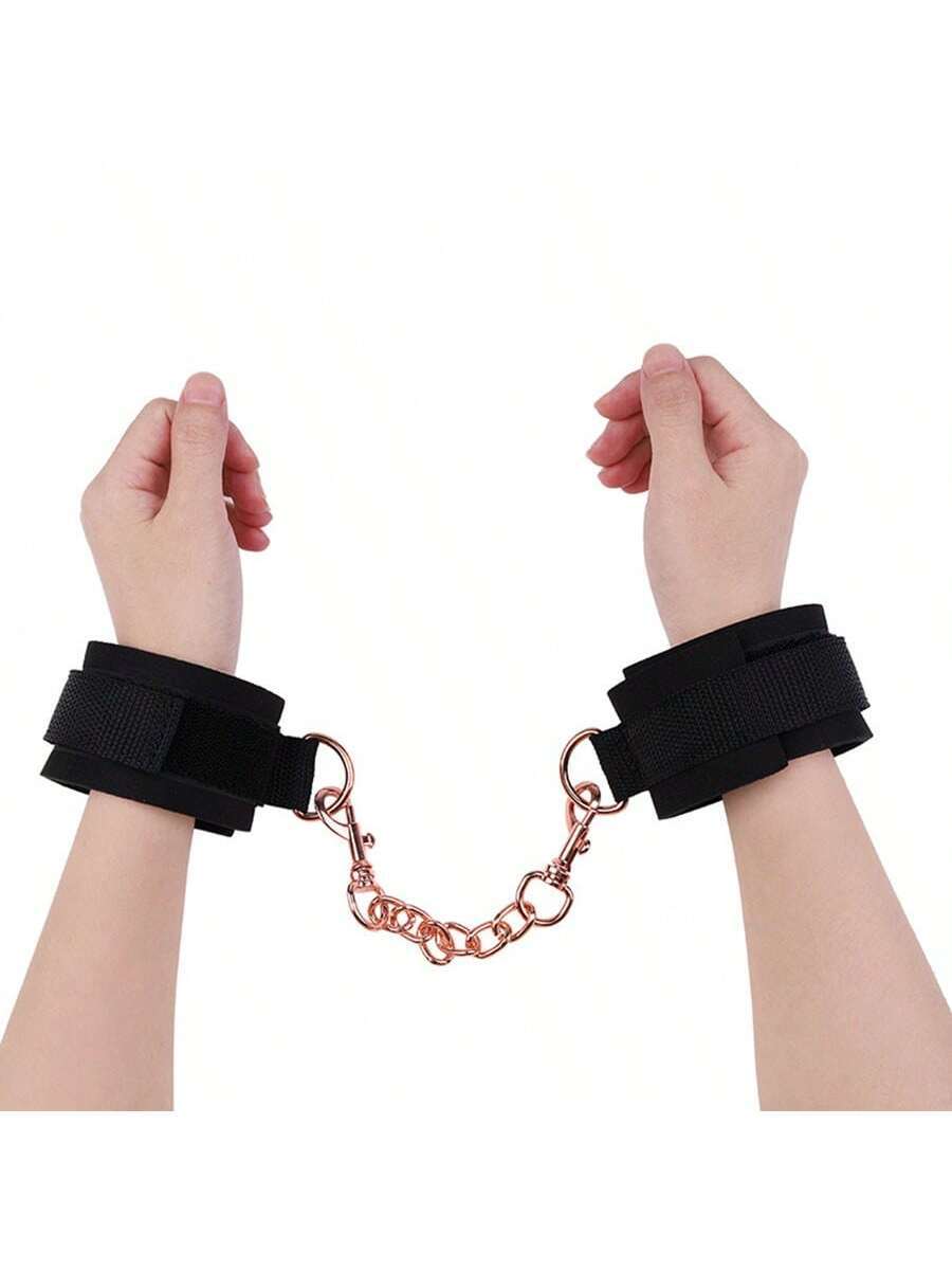 New Creative Fabric Handcuffs, Safe Knot Design Without Hurting Hands Silver