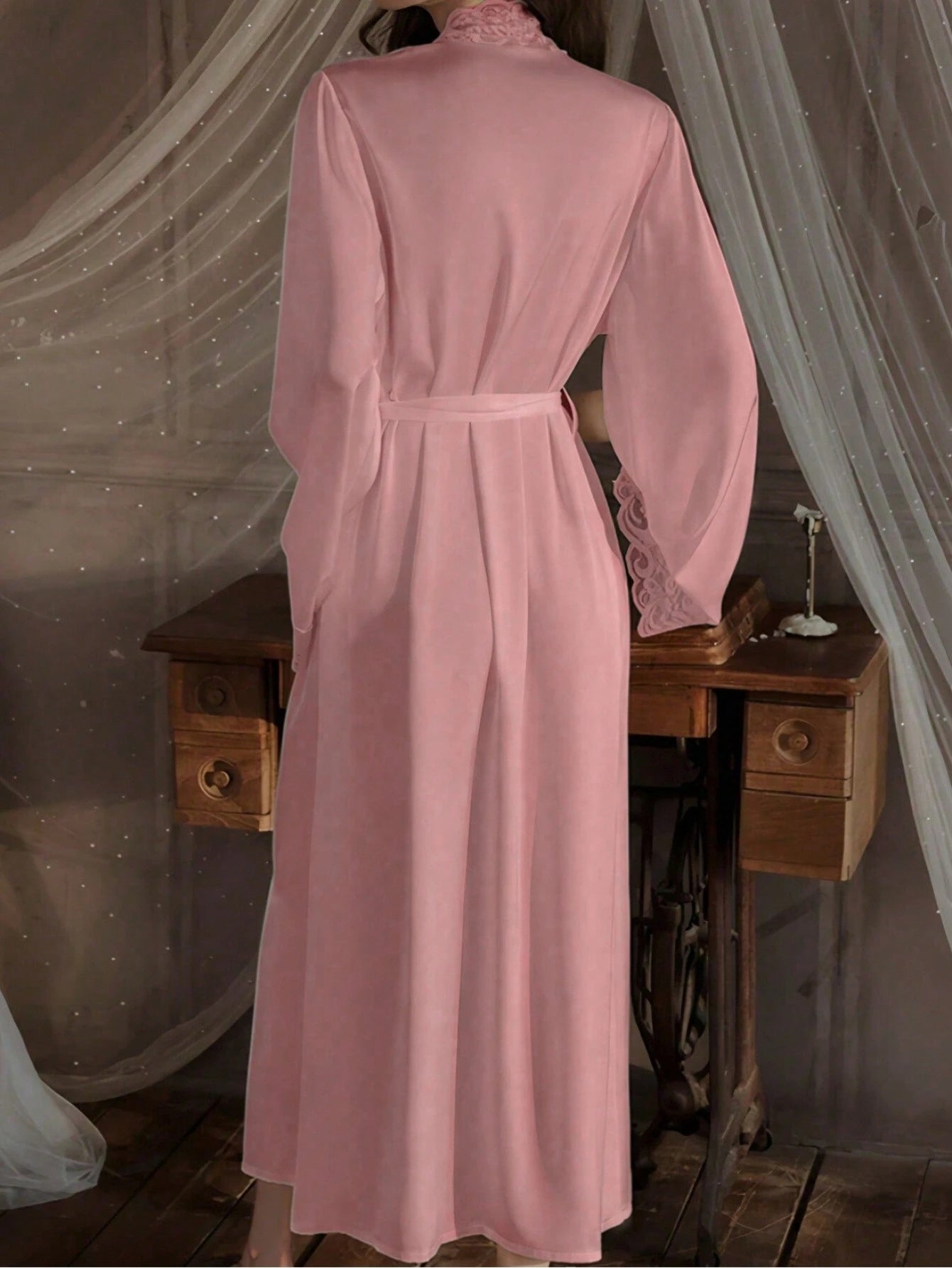 Women's Elegant Satin Robe