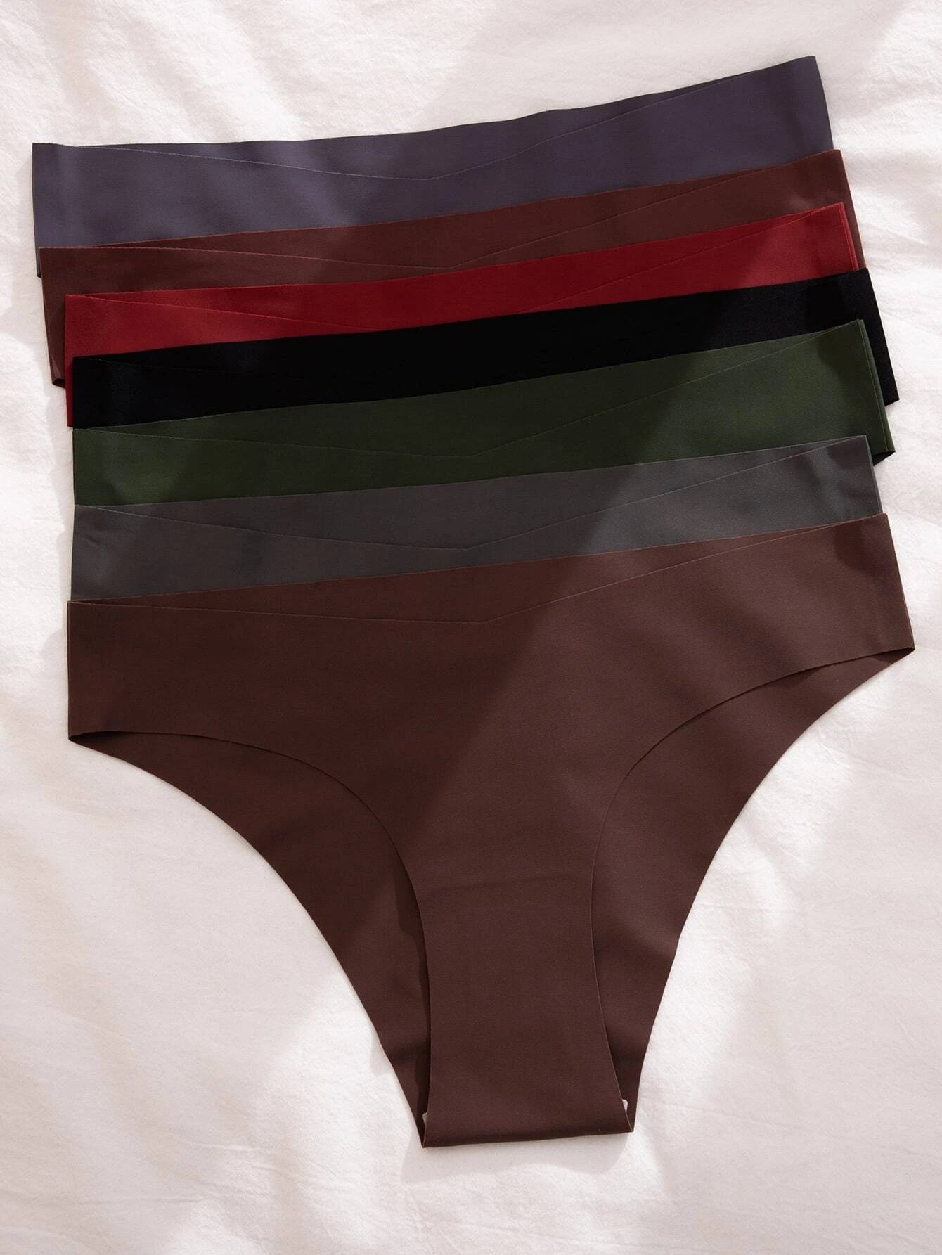 Underwear&amp;Sleepwear Basics 7pack Plain No Show Panty