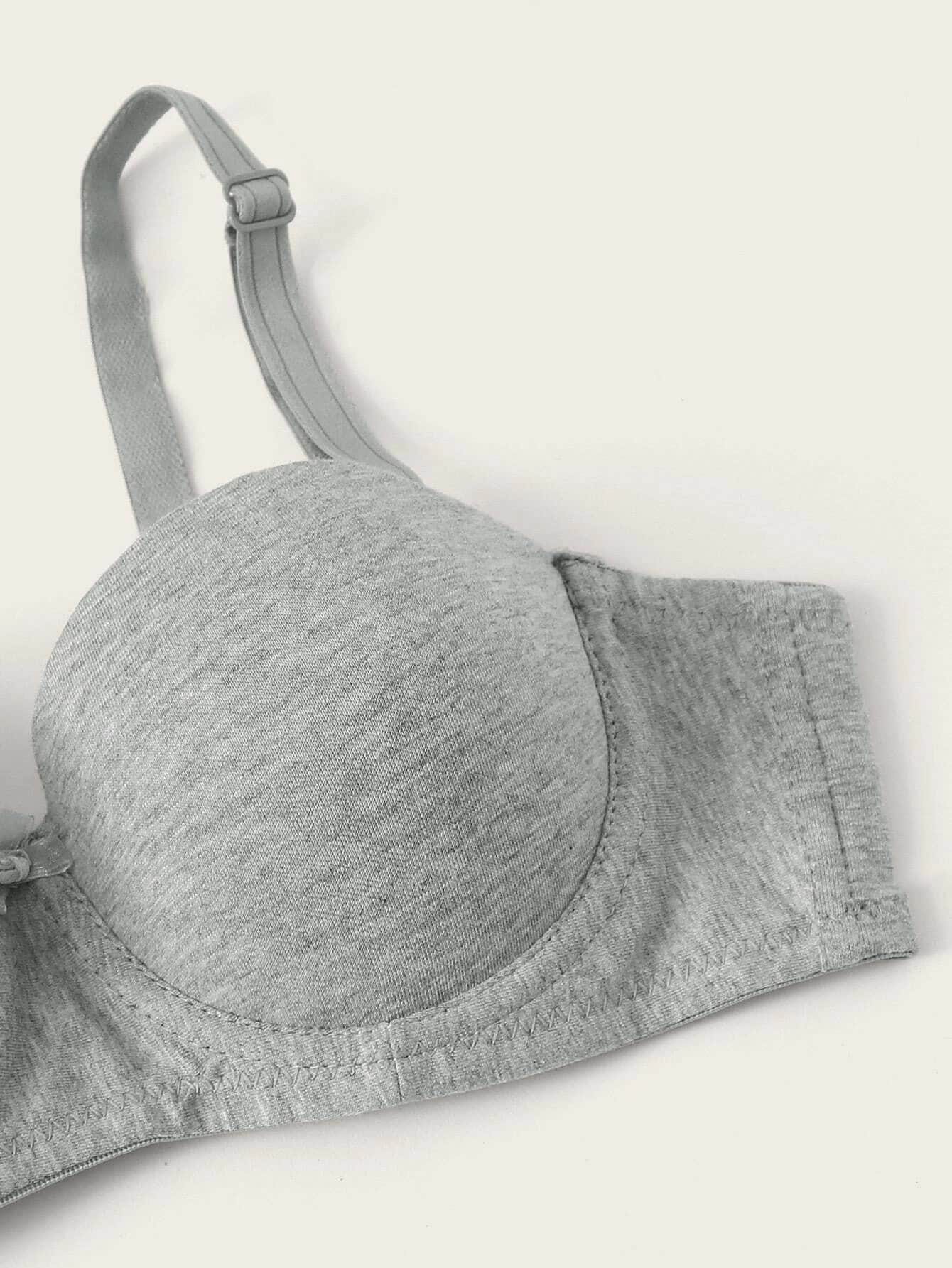 2pack Solid Underwire Bra